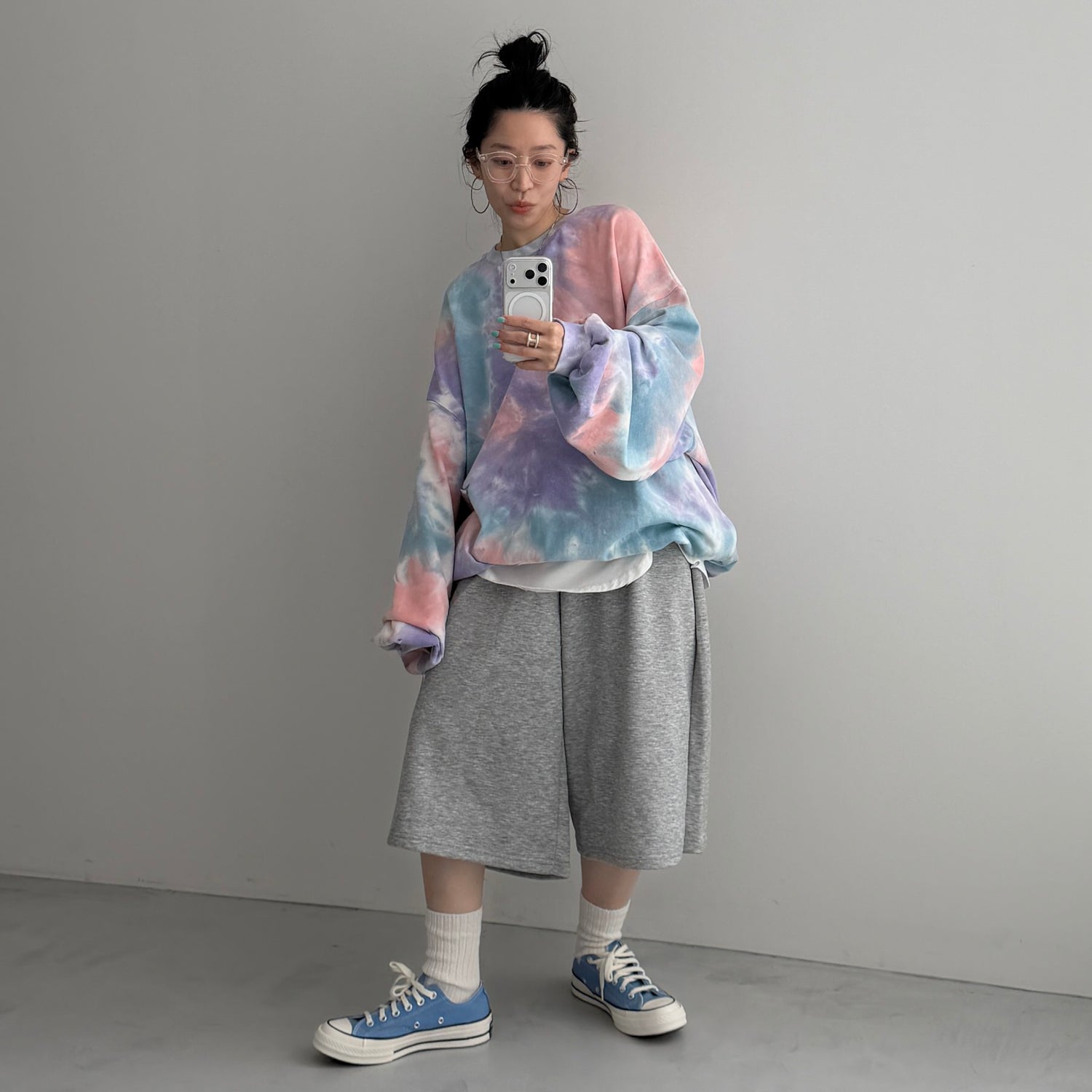 URAKE OSUMITSUKI sweat / mix1（ピンク系）