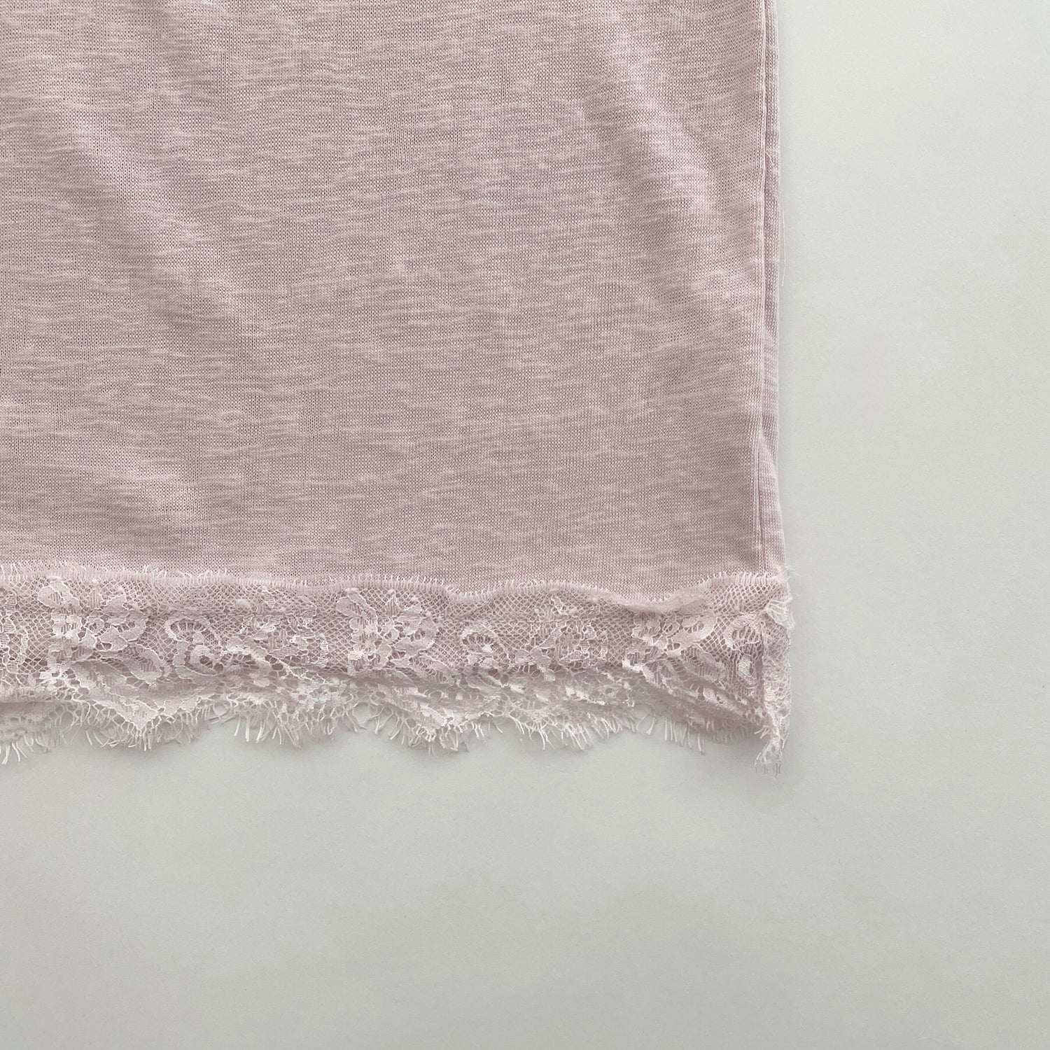 【SAMPLE】lace loose tee / pink
