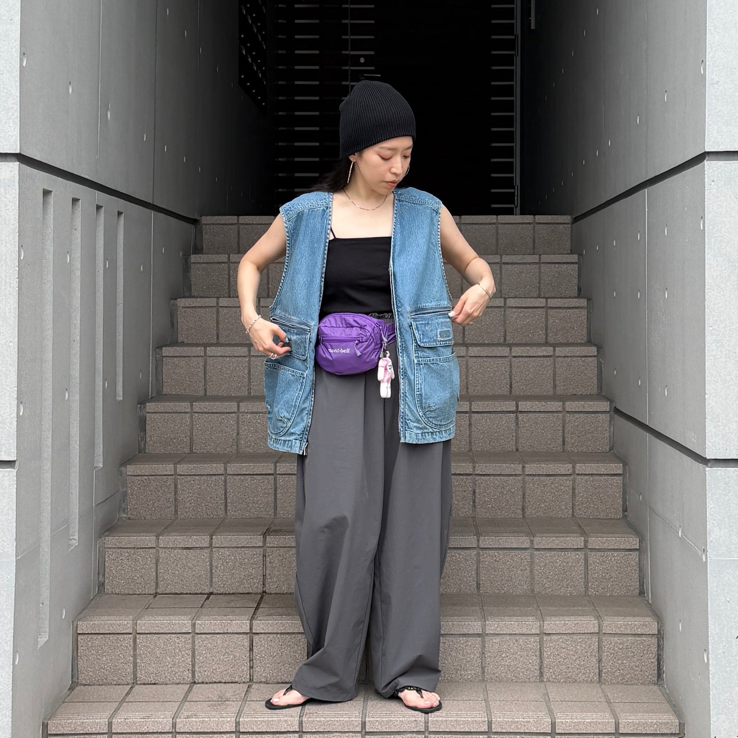 reikan pants / black
