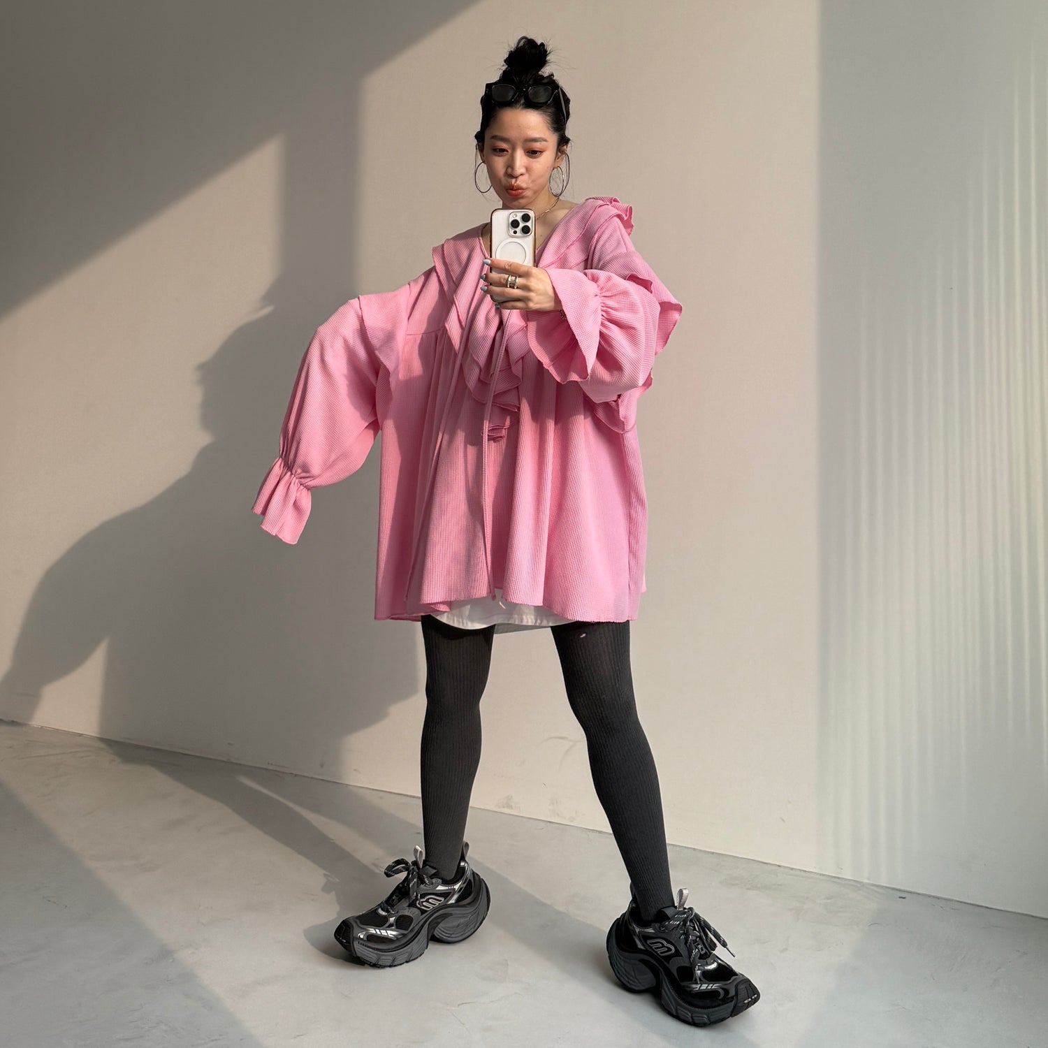 WAFFRILL TOPS / pink