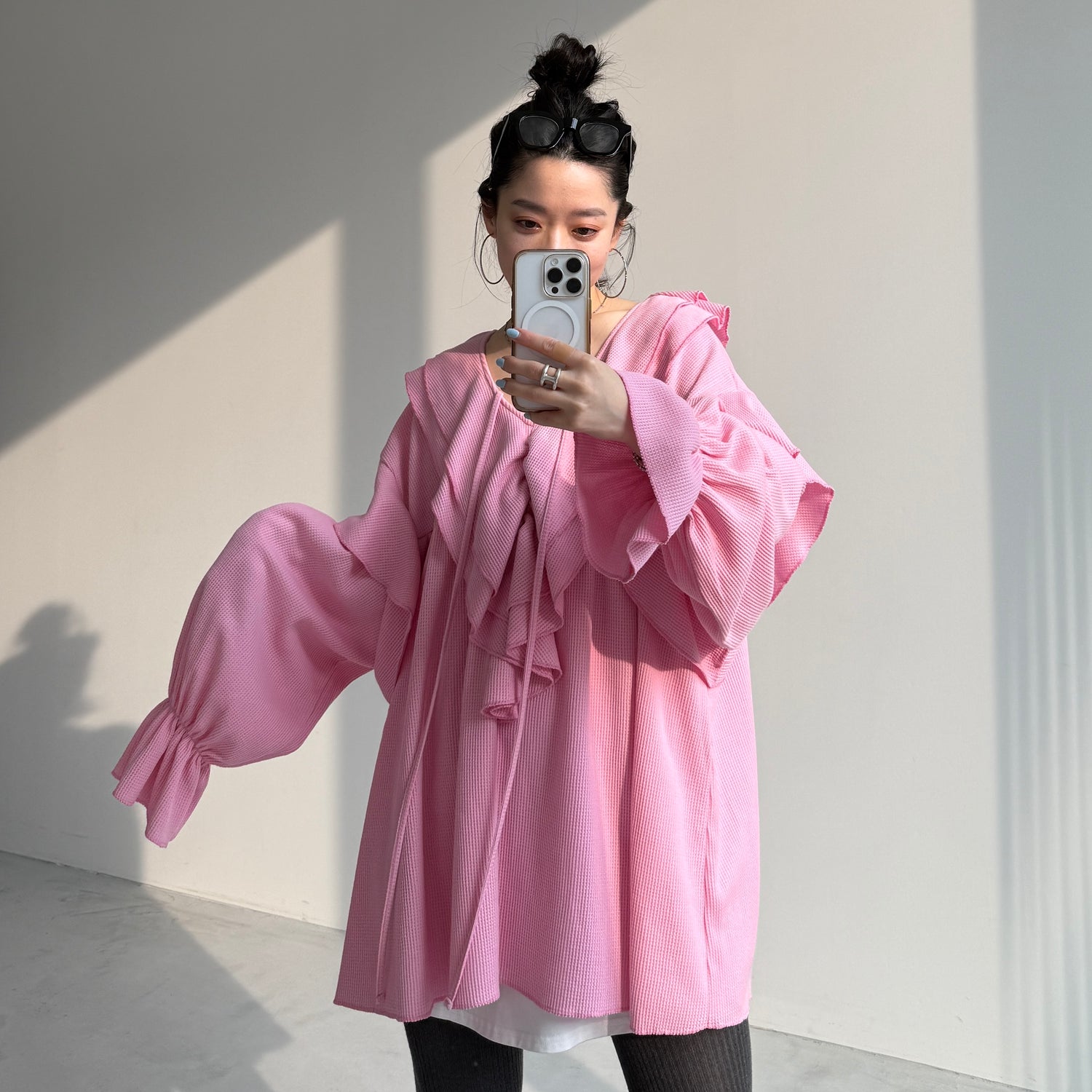 WAFFRILL TOPS / pink