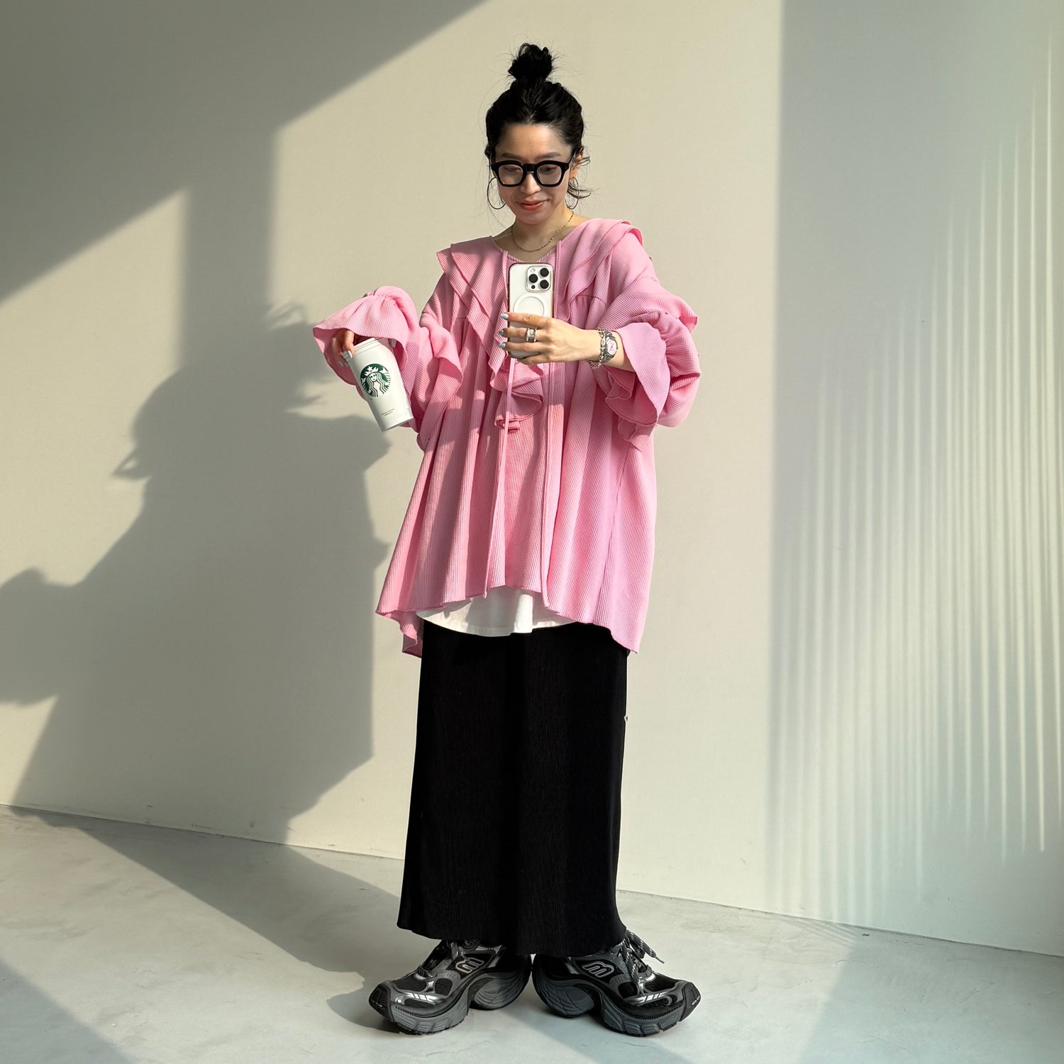 WAFFRILL TOPS / pink