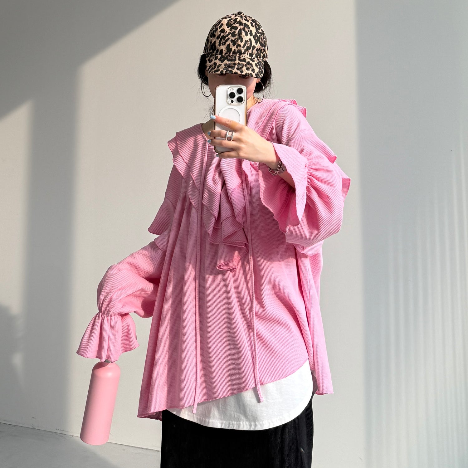 WAFFRILL TOPS / pink