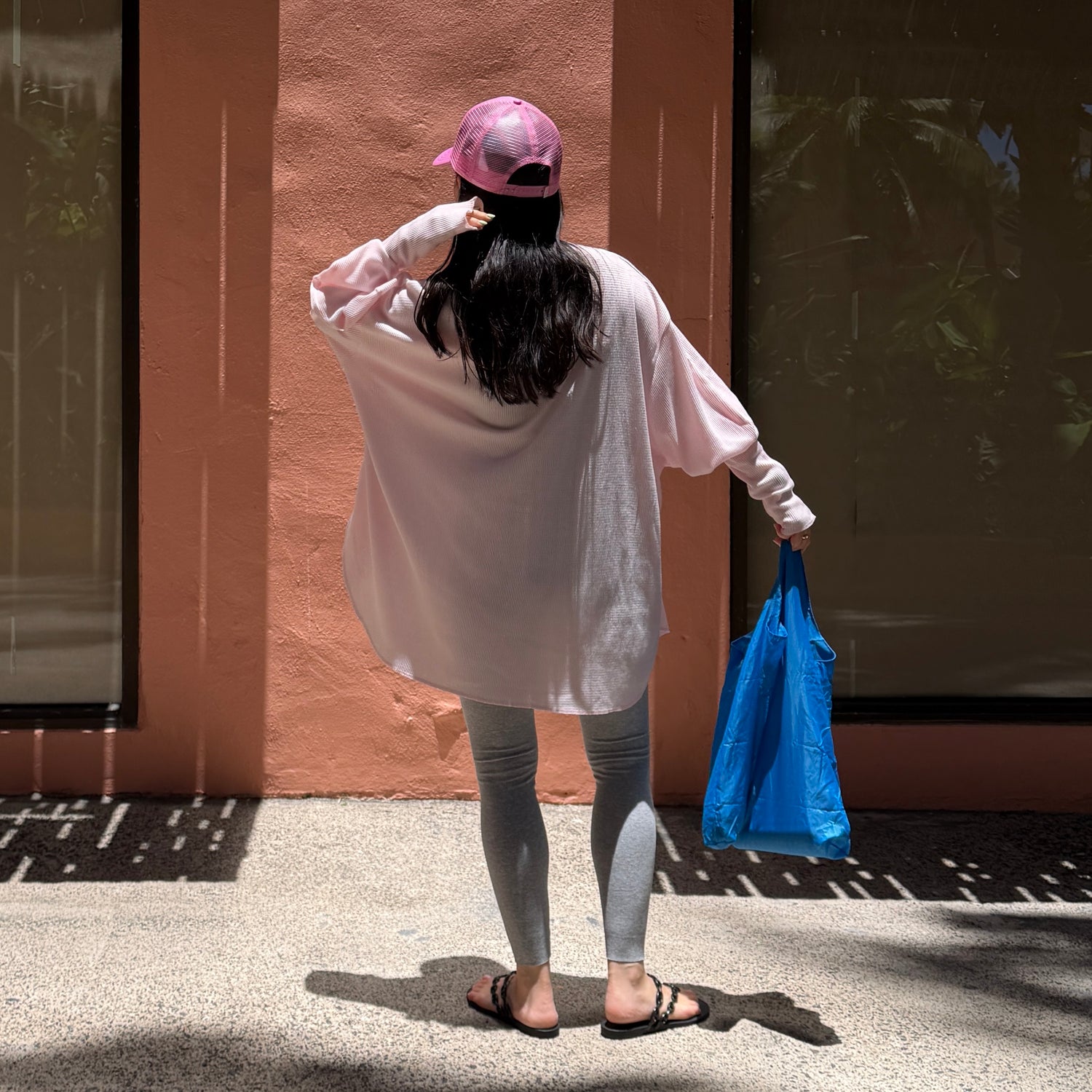 WAFFLE NAGASODE CHIRARISM / baby pink