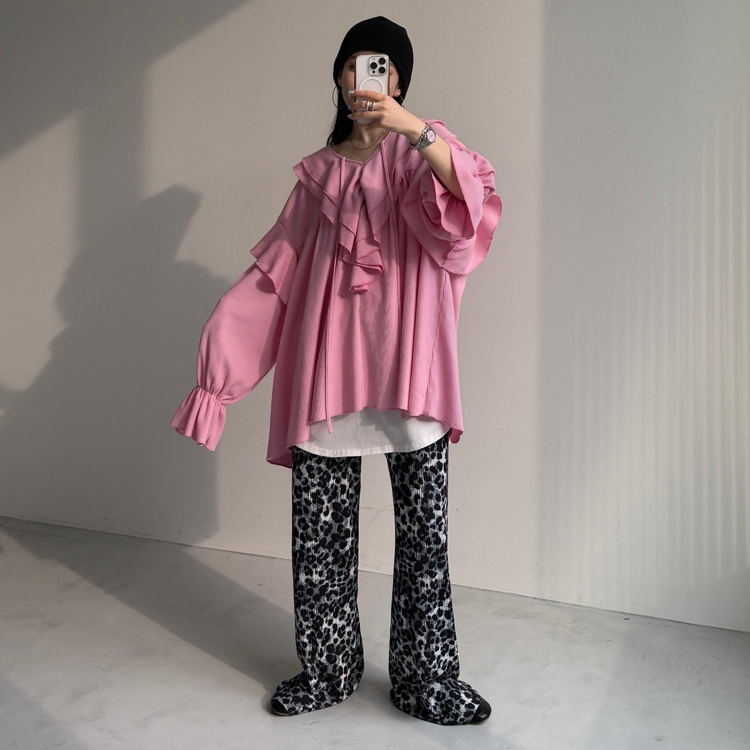 WAFFRILL TOPS / pink