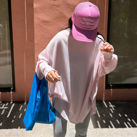 WAFFLE NAGASODE CHIRARISM / baby pink