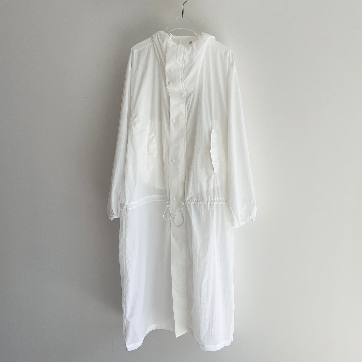 【SAMPLE】sheer military coat / ivory