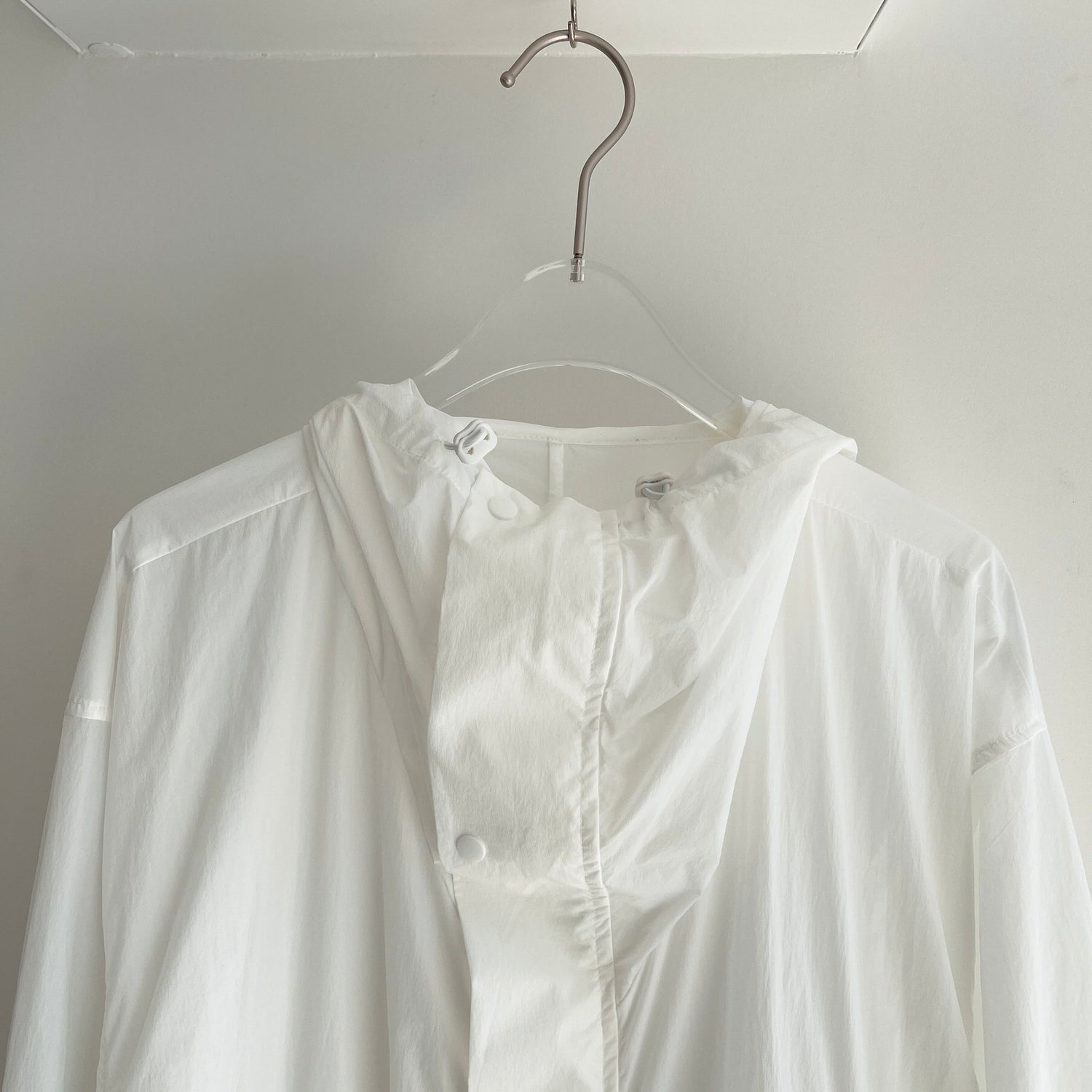 【SAMPLE】sheer military coat / ivory