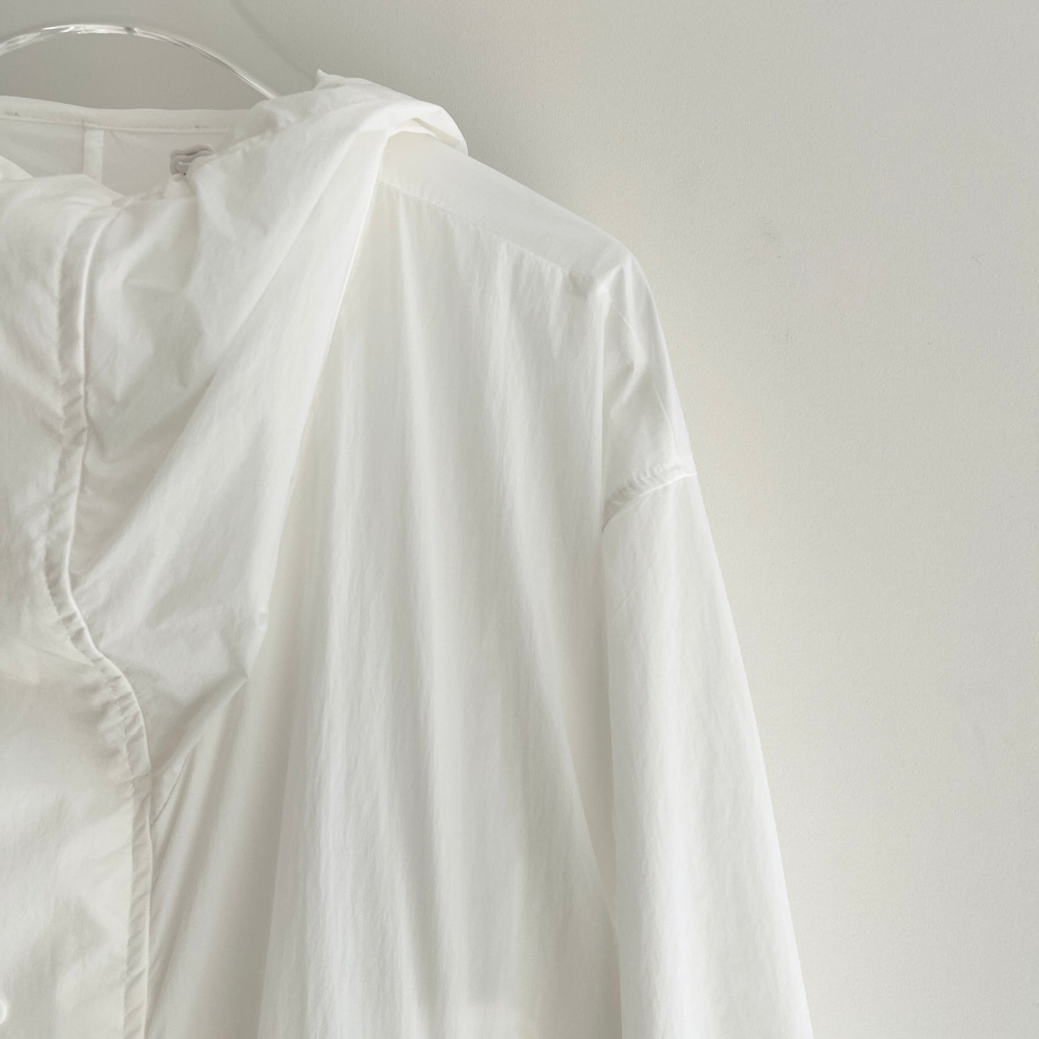 【SAMPLE】sheer military coat / ivory