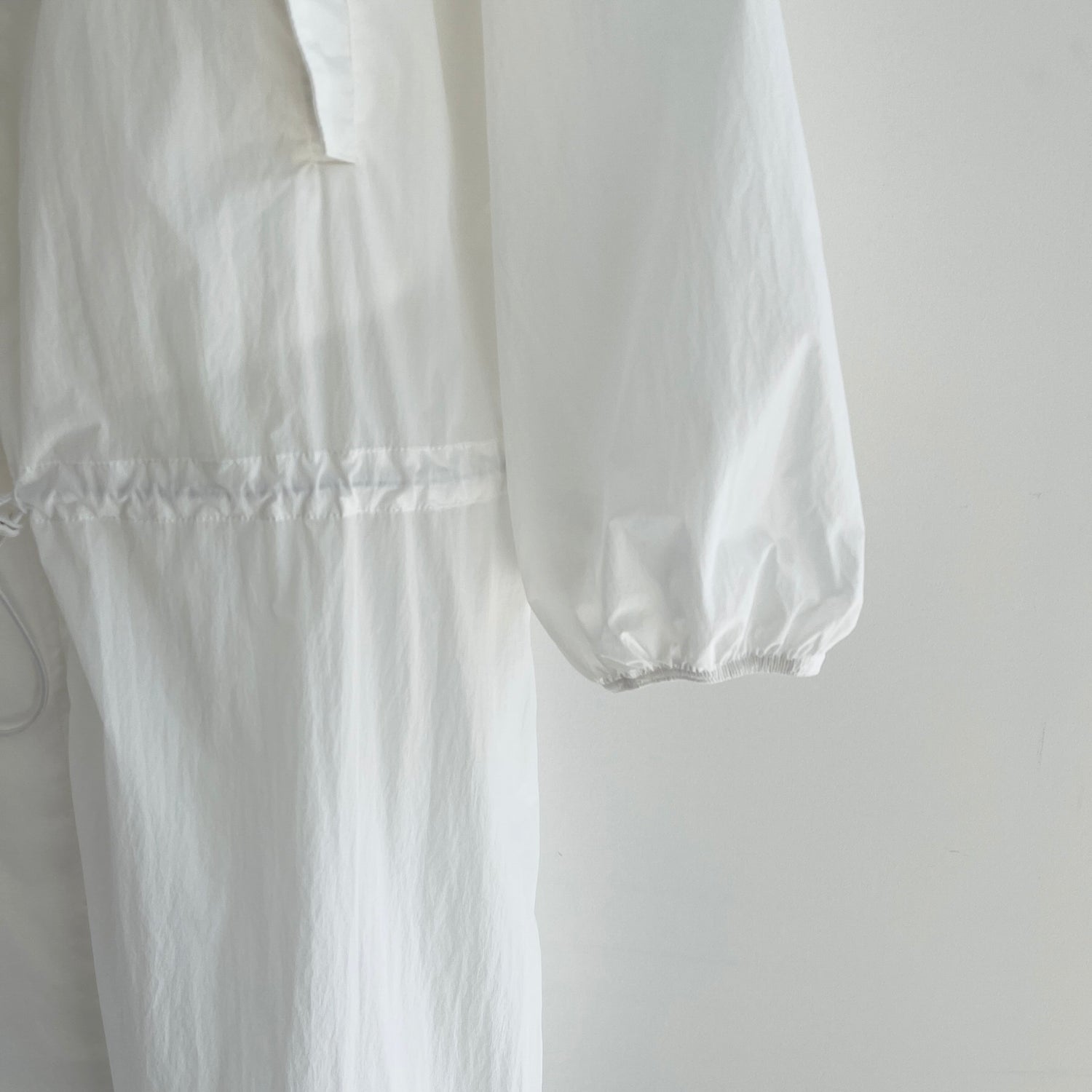 【SAMPLE】sheer military coat / ivory