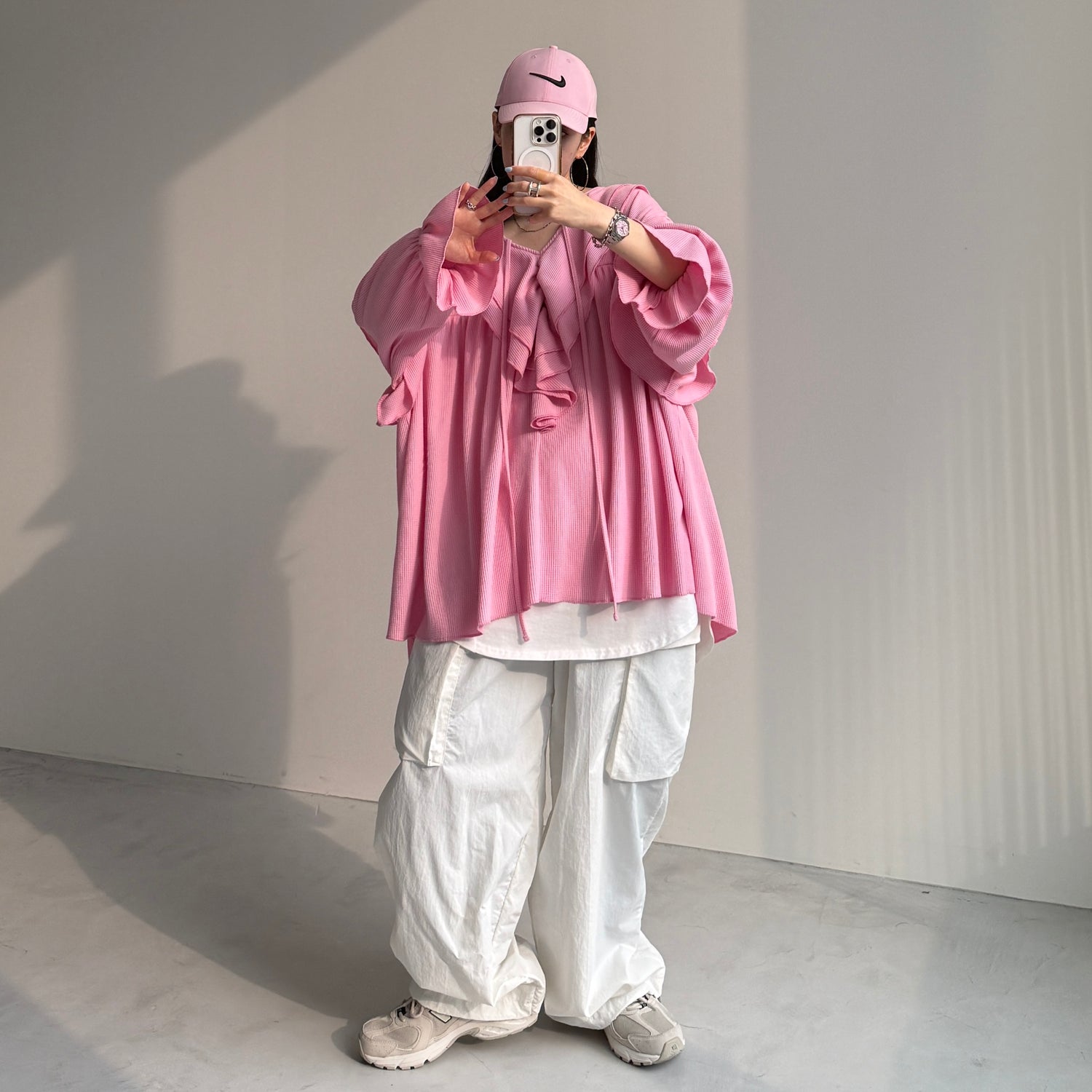 WAFFRILL TOPS / pink