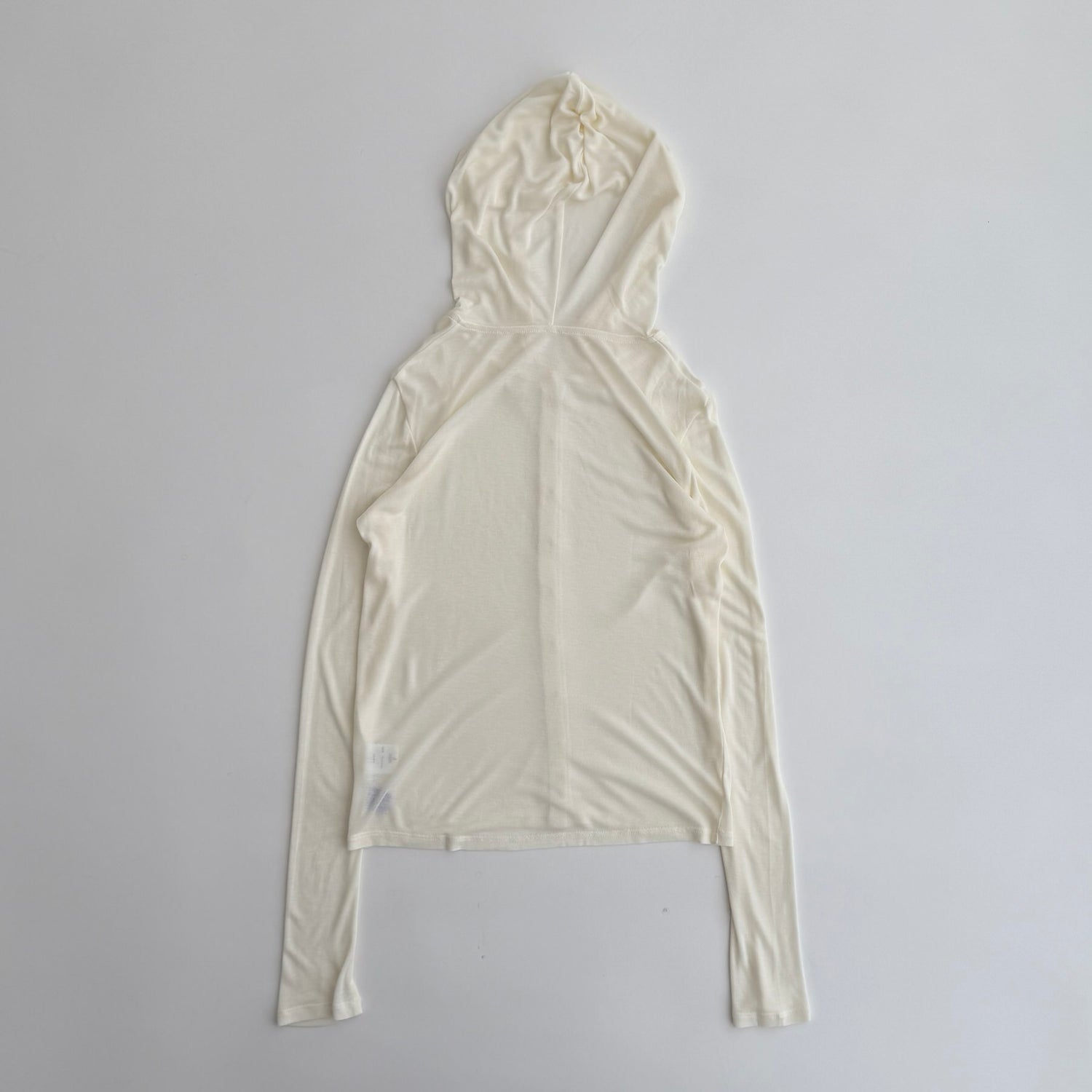 whisper hoodie cardigan / ivory