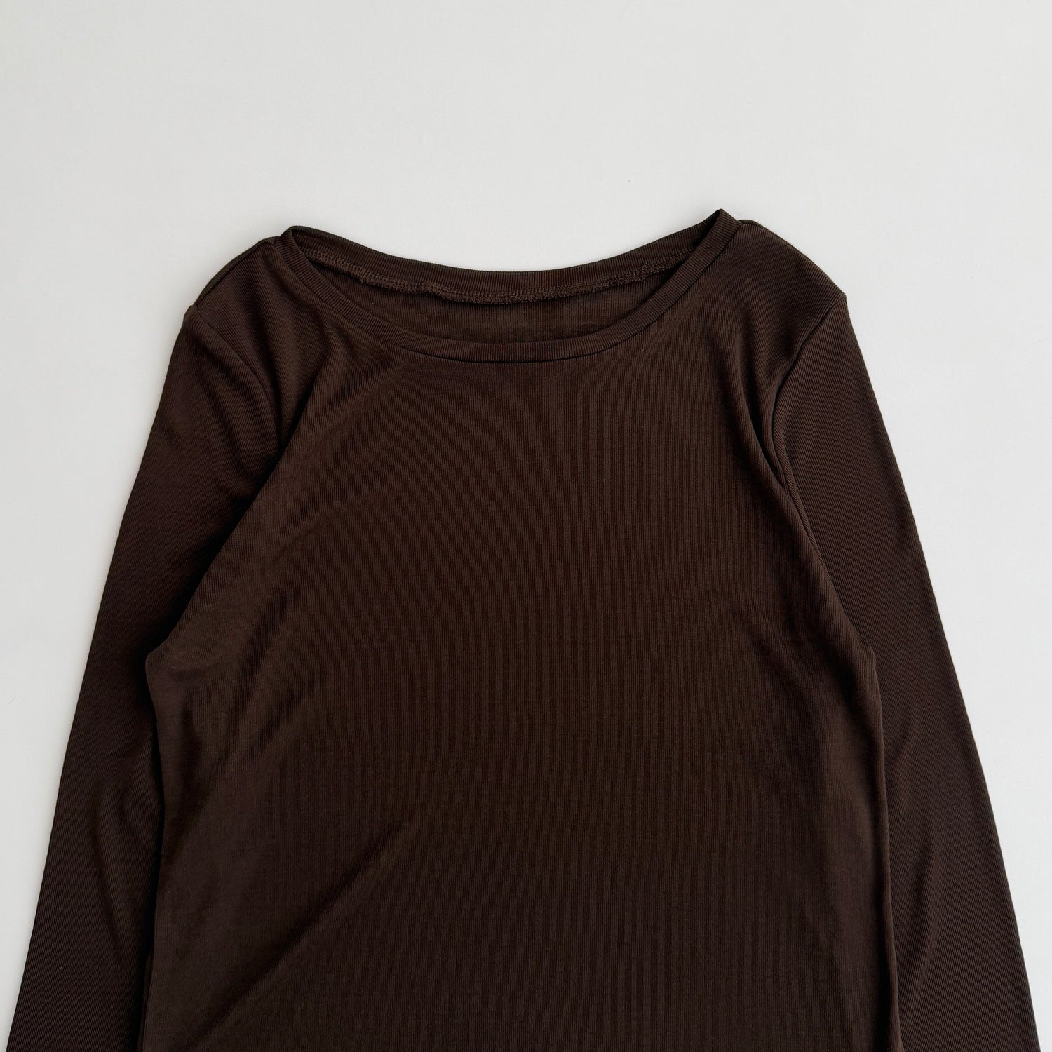 KASANE sheer tee / brown