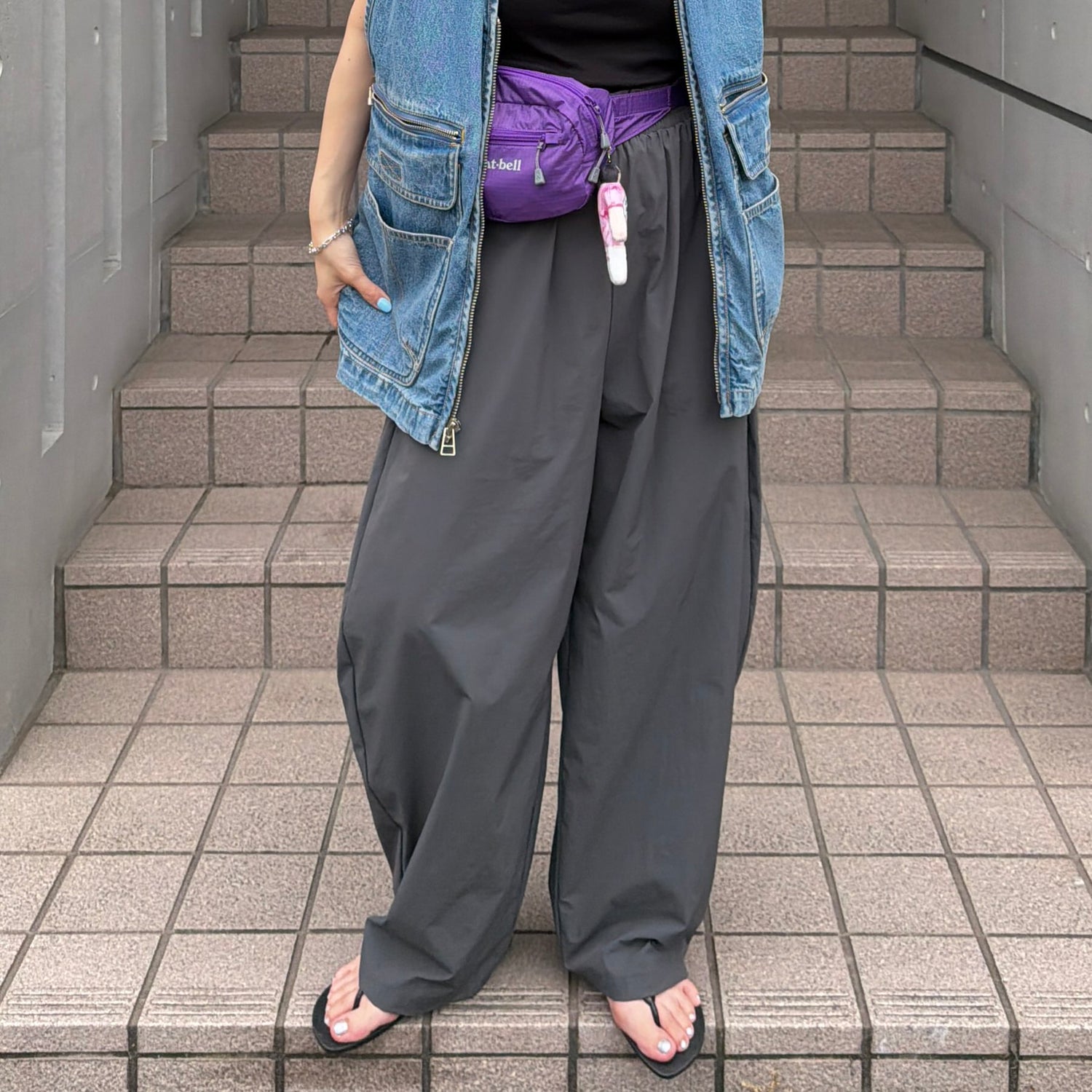 reikan pants / black