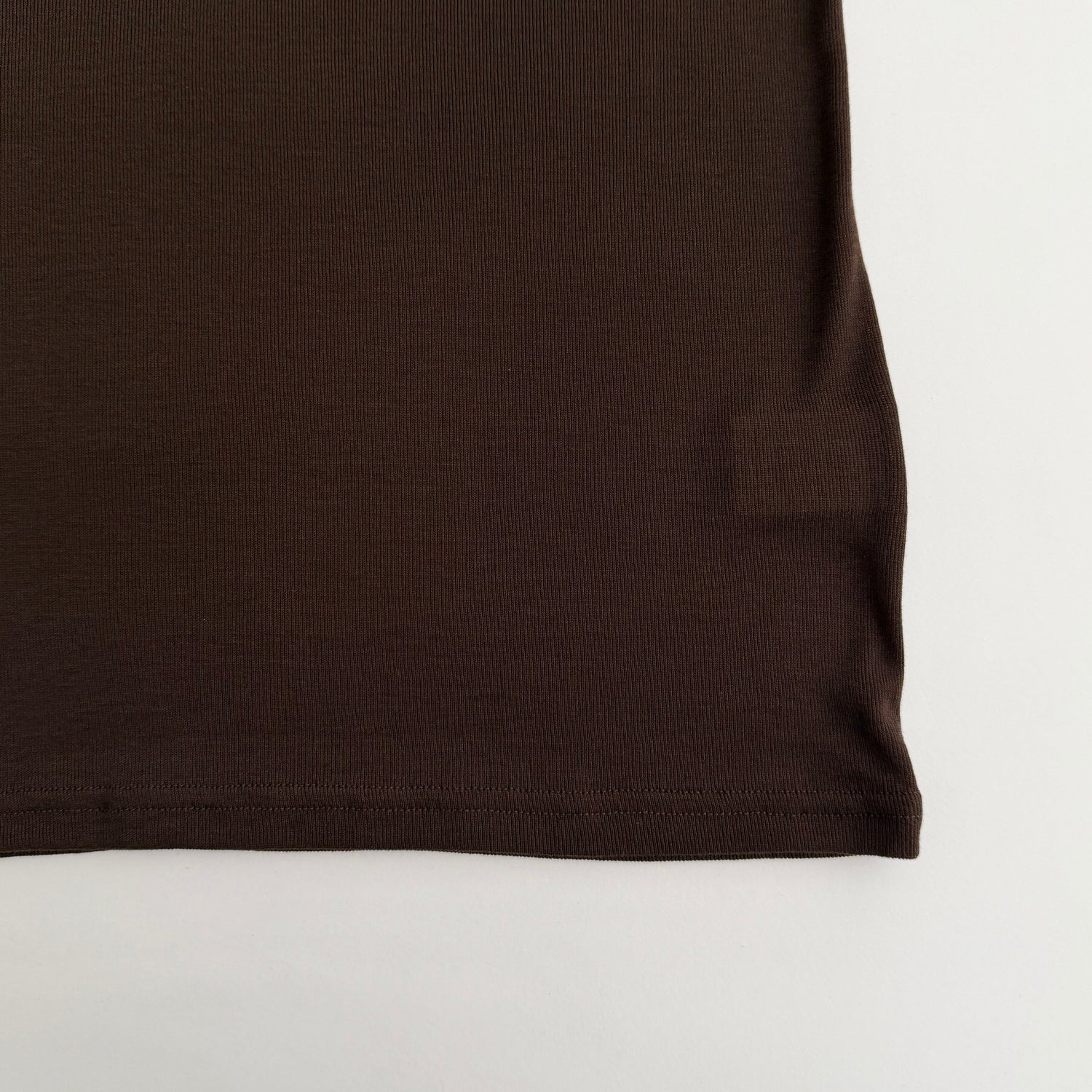 KASANE sheer tee / brown