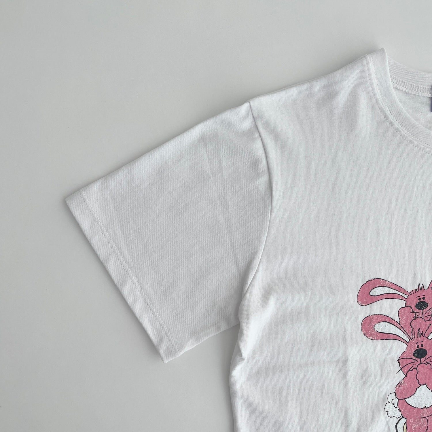 【SAMPLE】rabbit mini tee / pink