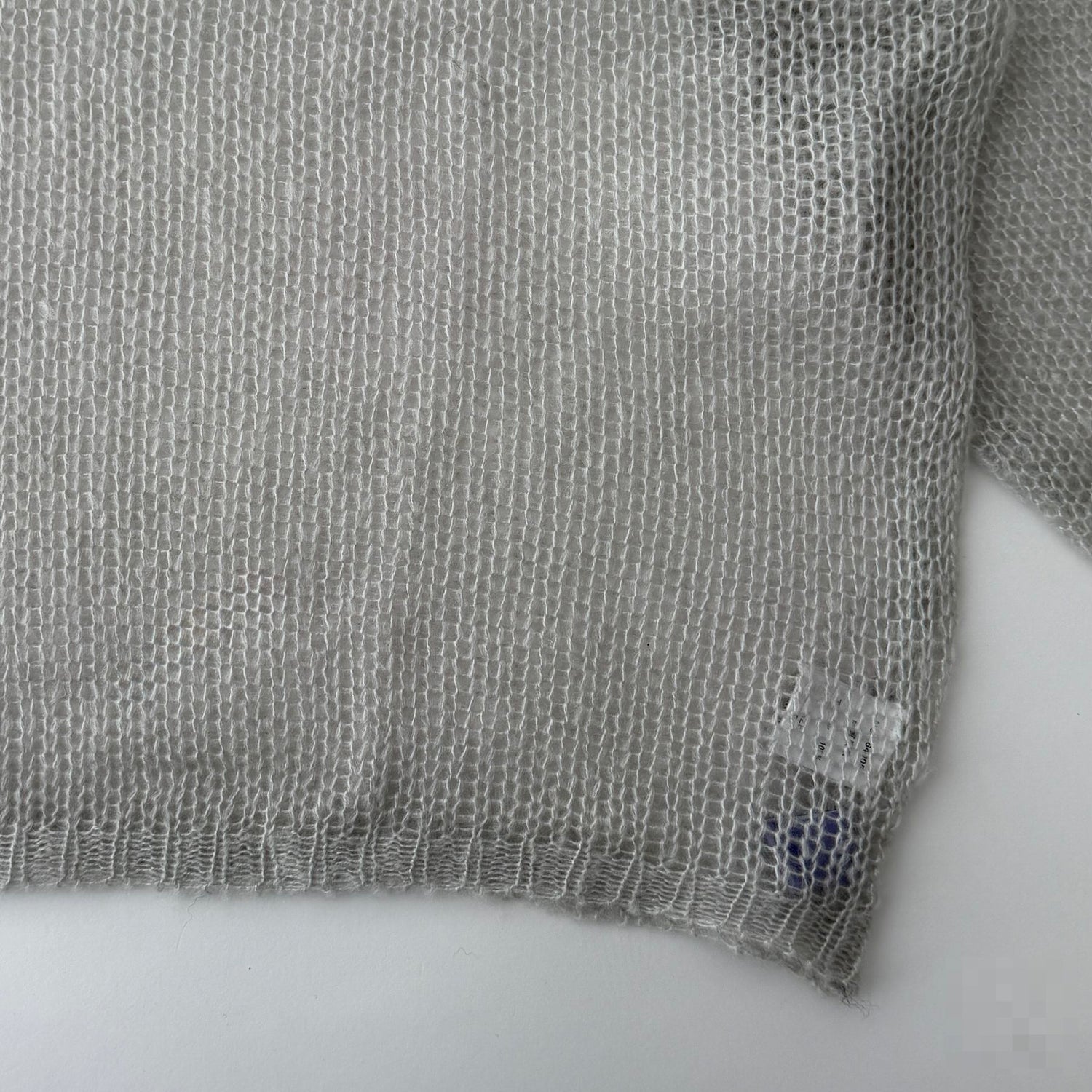 cinnamon mesh knit / light gray