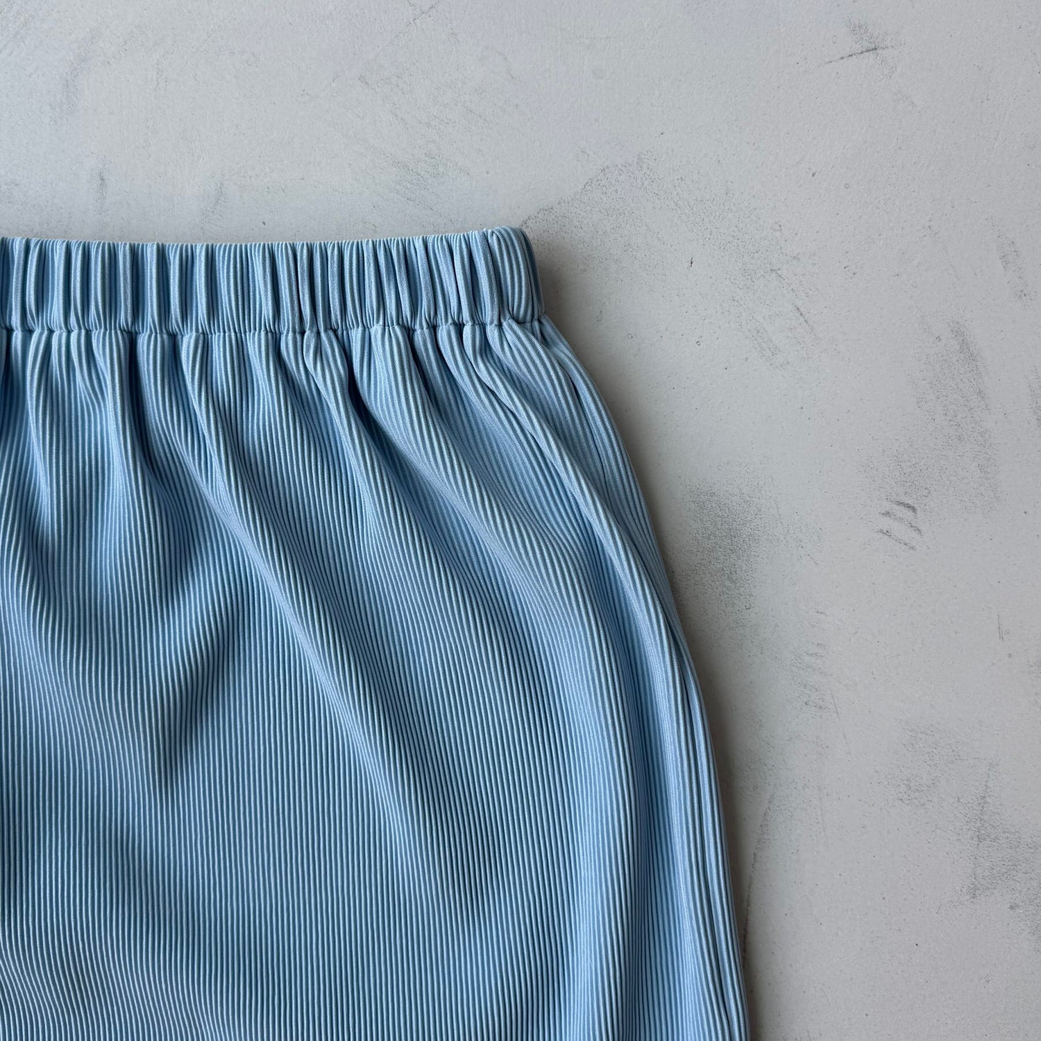 【公式サイト限定カラー】daily daily super stretch pleats skirt / blue