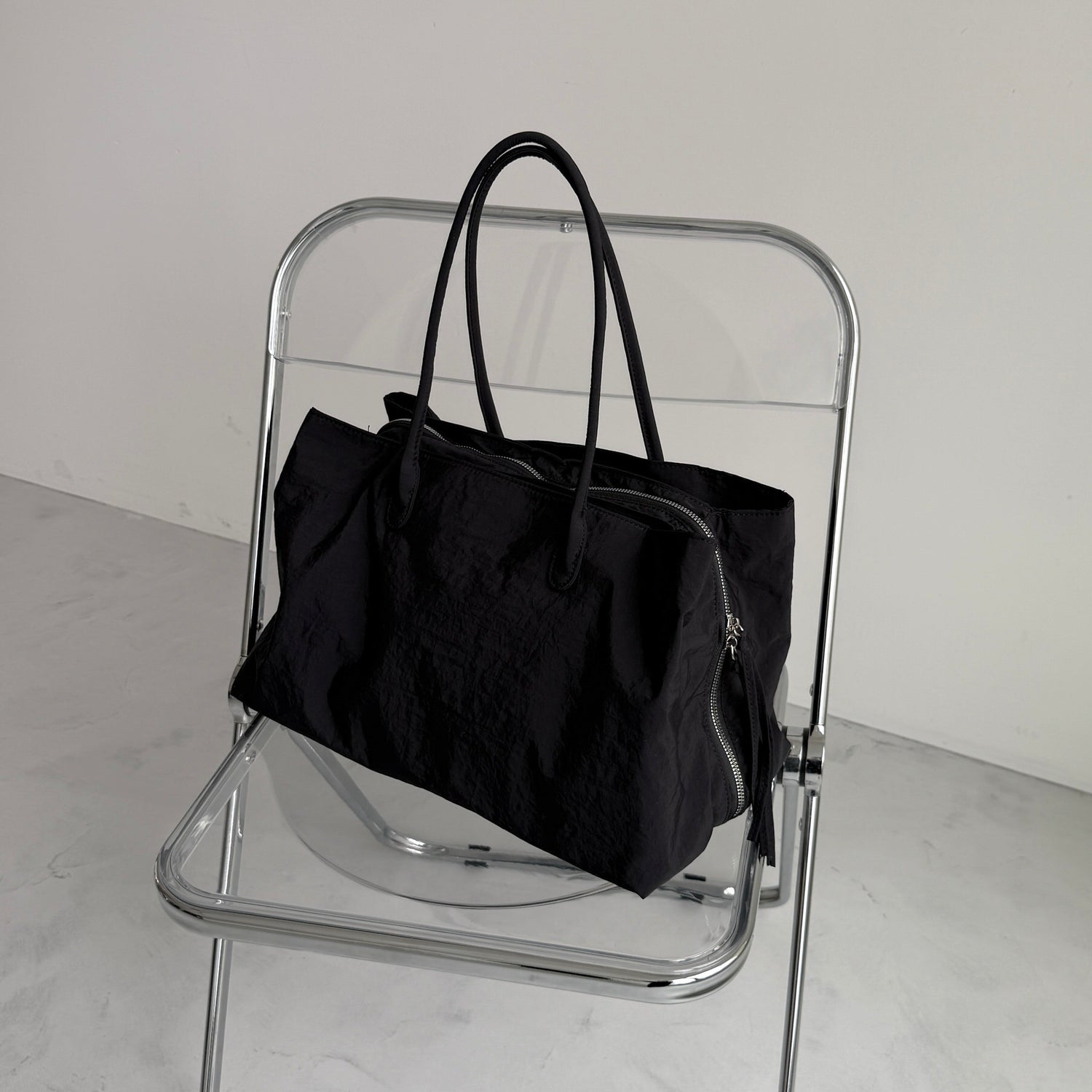 daily boston bag / black