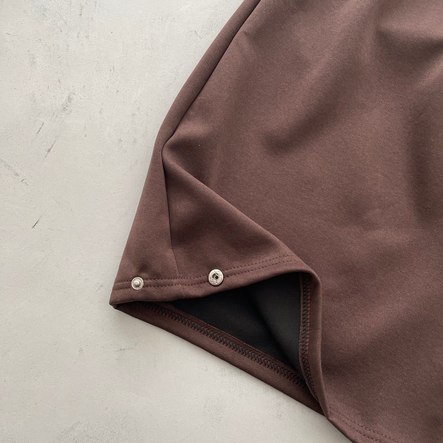 【選べるタイプ】super loose sweat half pants / brown