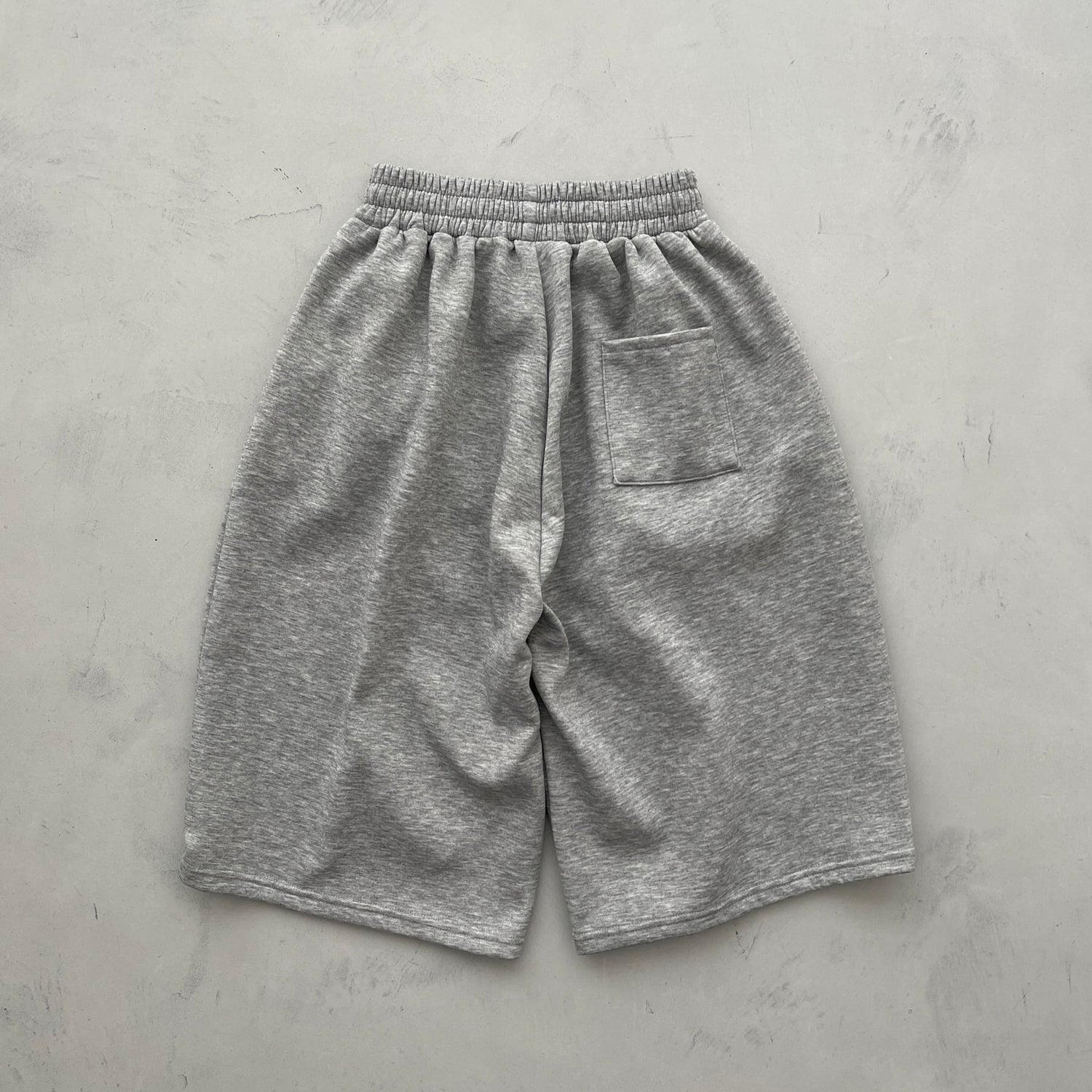 【選べるタイプ】super loose sweat half pants / gray
