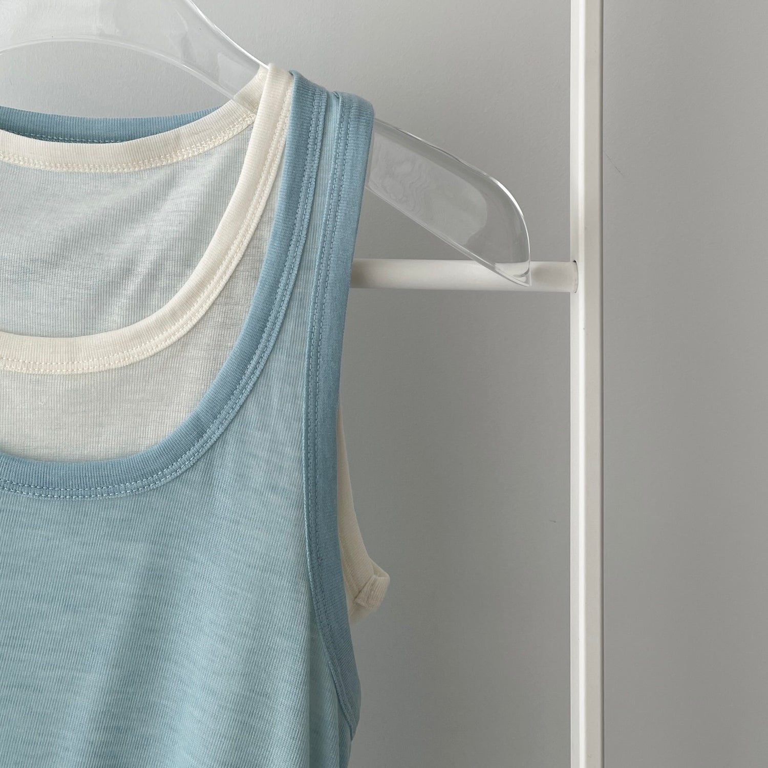 【SAMPLE】KASANE tank top / blue