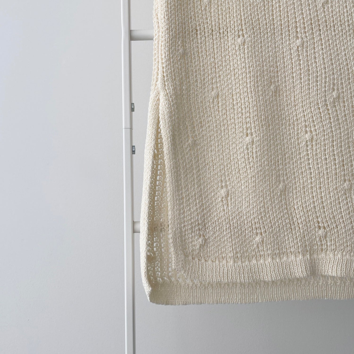 【SAMPLE】mesh layered tops / ivory