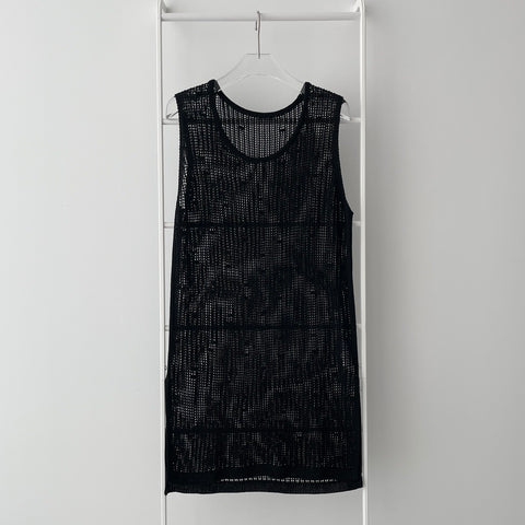 【SAMPLE】mesh layered tops / black