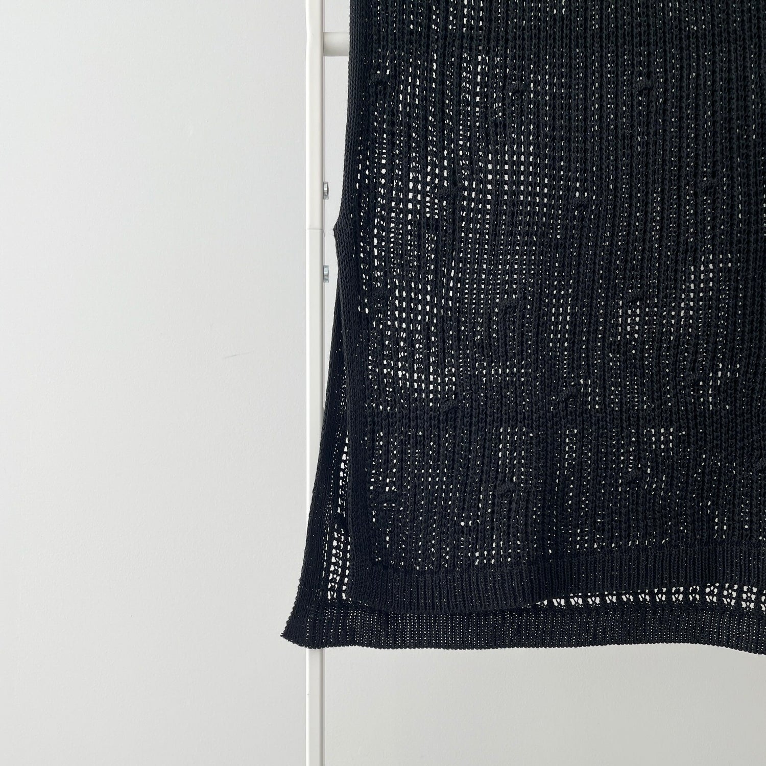 【SAMPLE】mesh layered tops / black