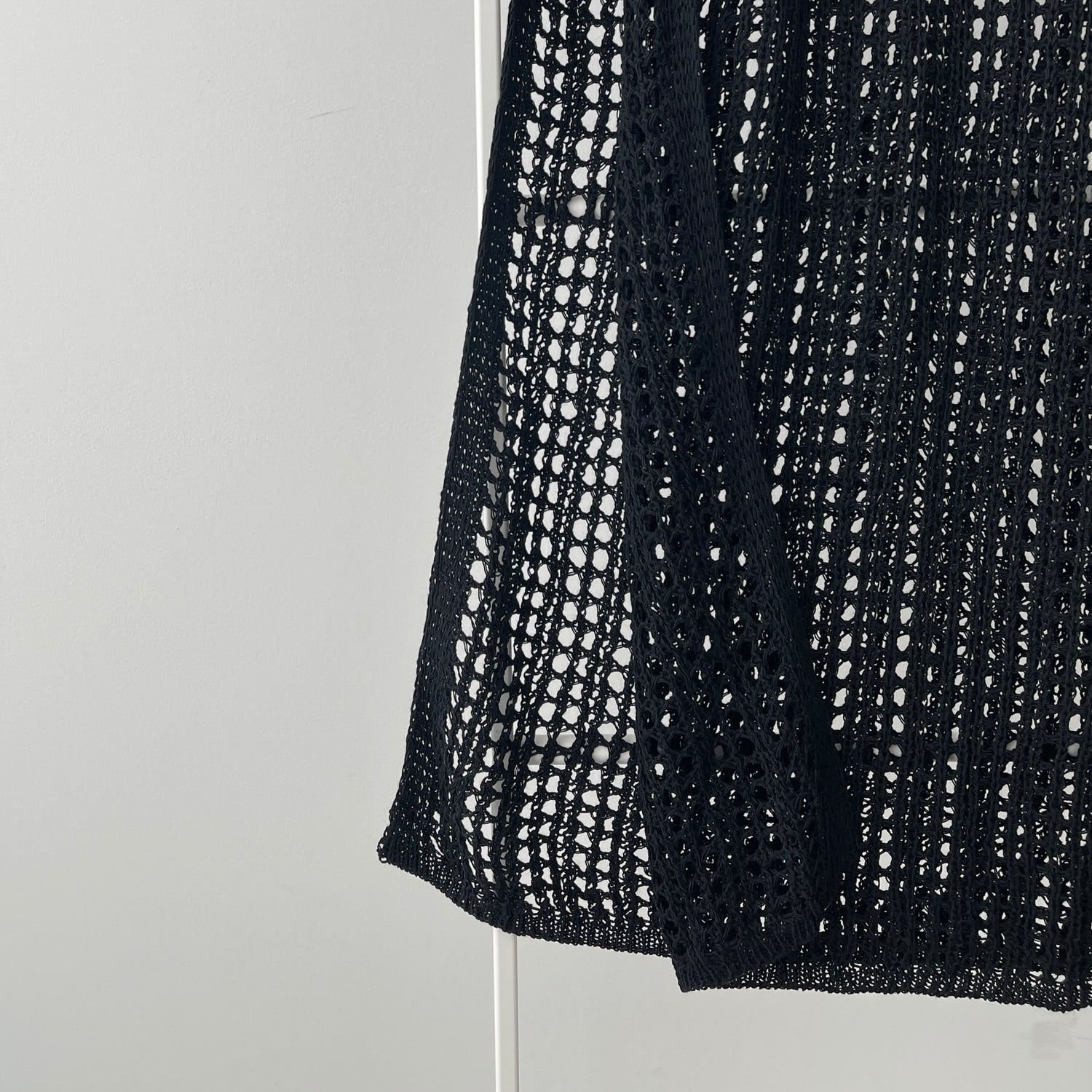 【SAMPLE】mesh layered one piece / black
