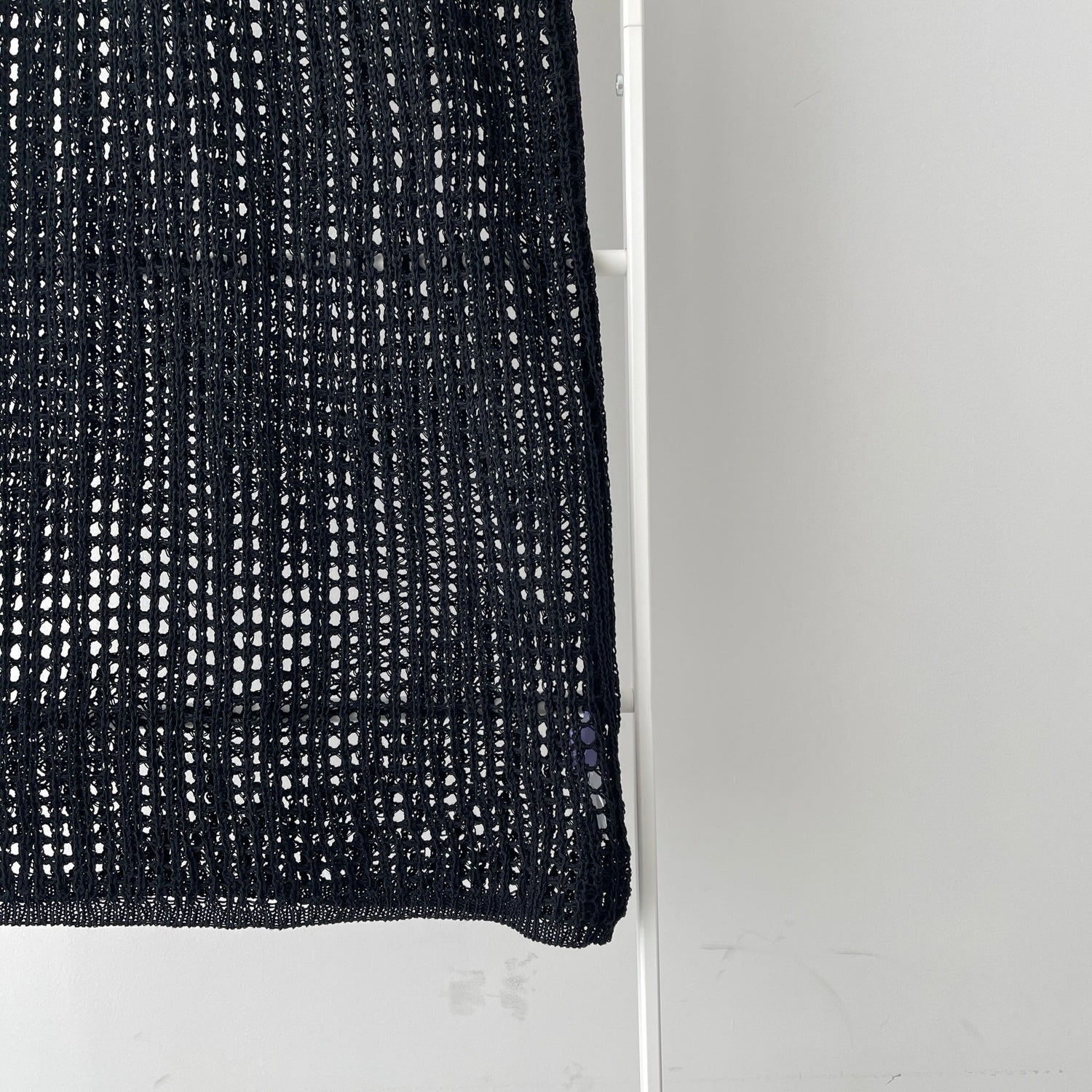 【SAMPLE】mesh layered one piece / black