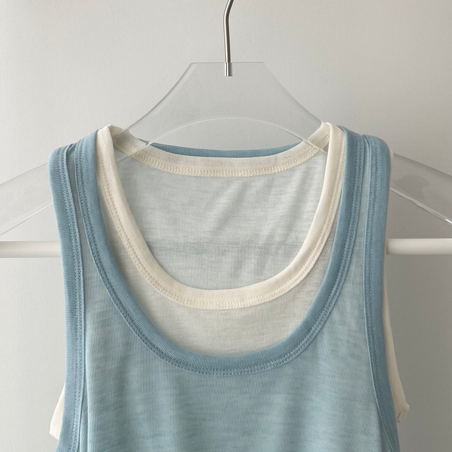 【SAMPLE】KASANE tank top / blue