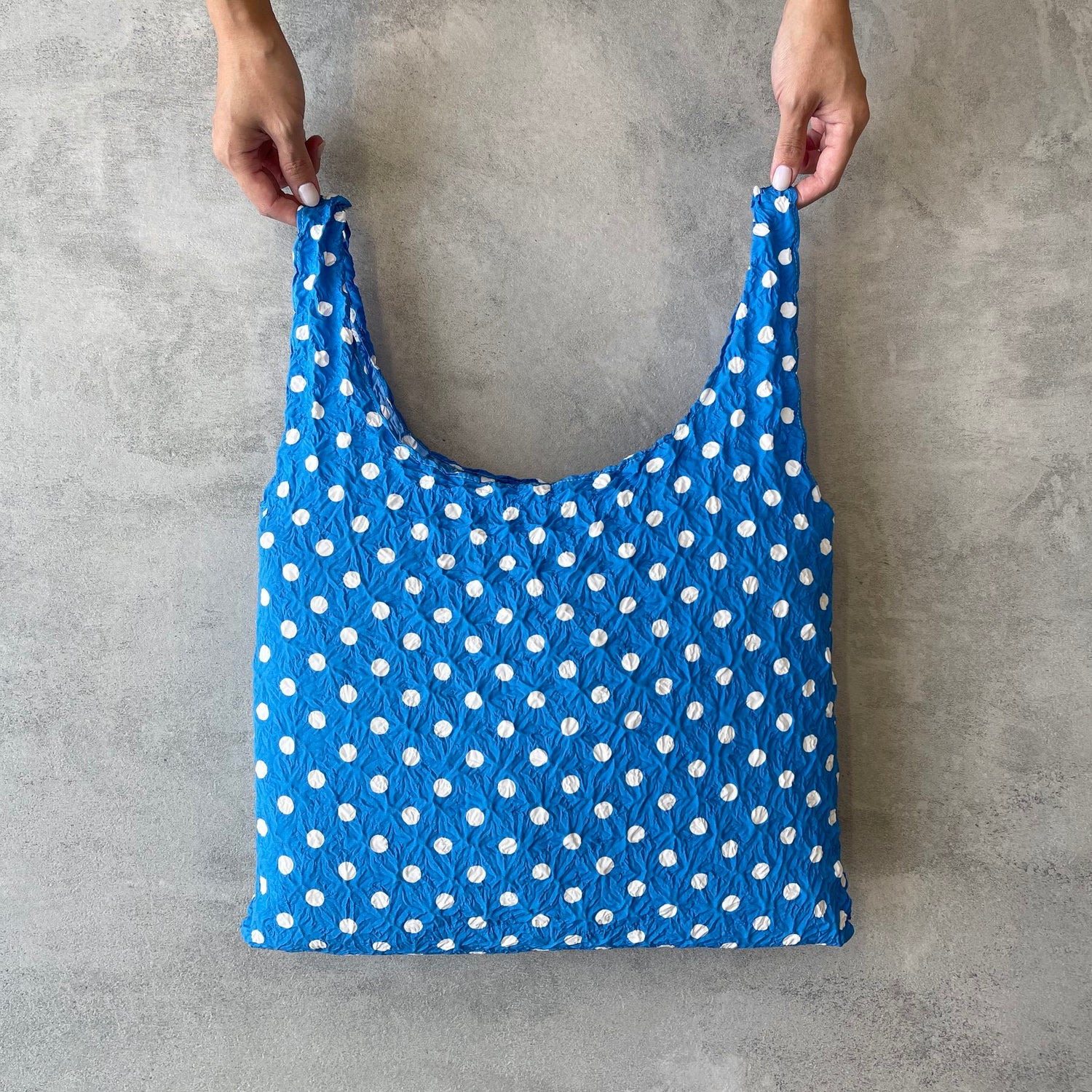 【SAMPLE】SHIBORI  bag / blue