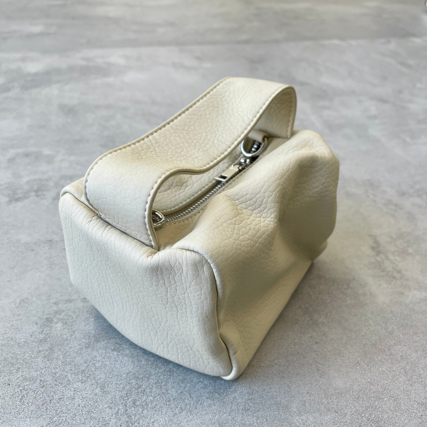 【SAMPLE】cube mini bag / ivory