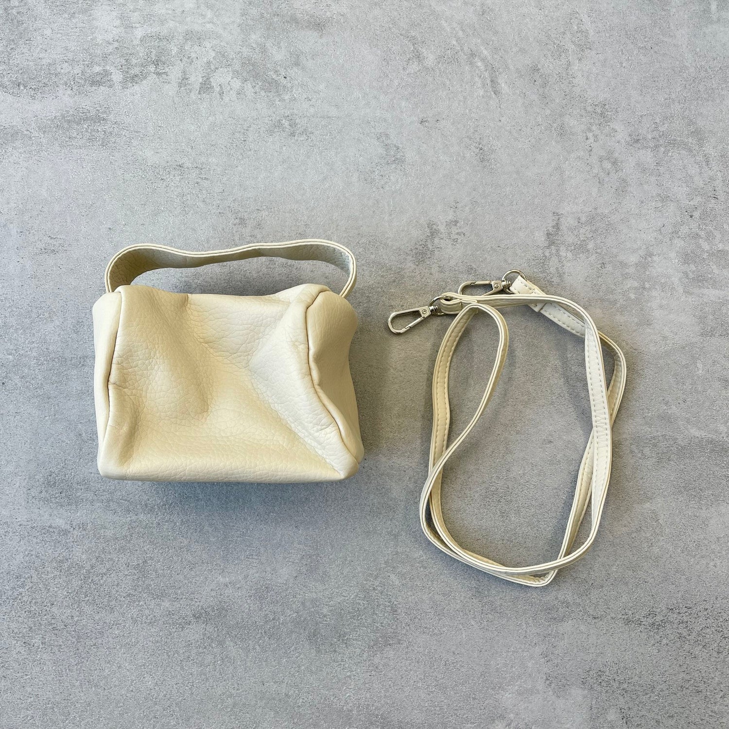 【SAMPLE】cube mini bag / ivory