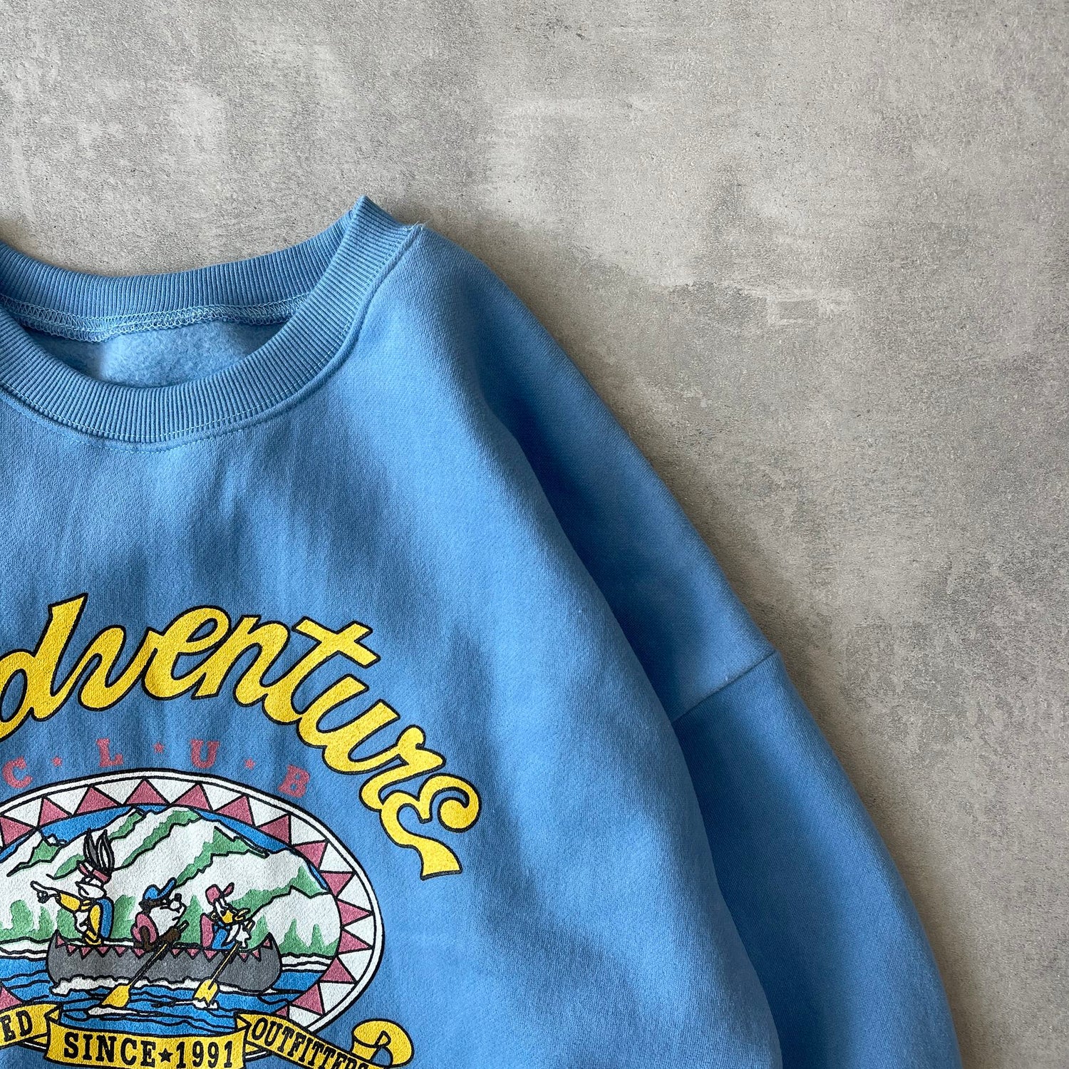 【SAMPLE】adventure sweat / blue