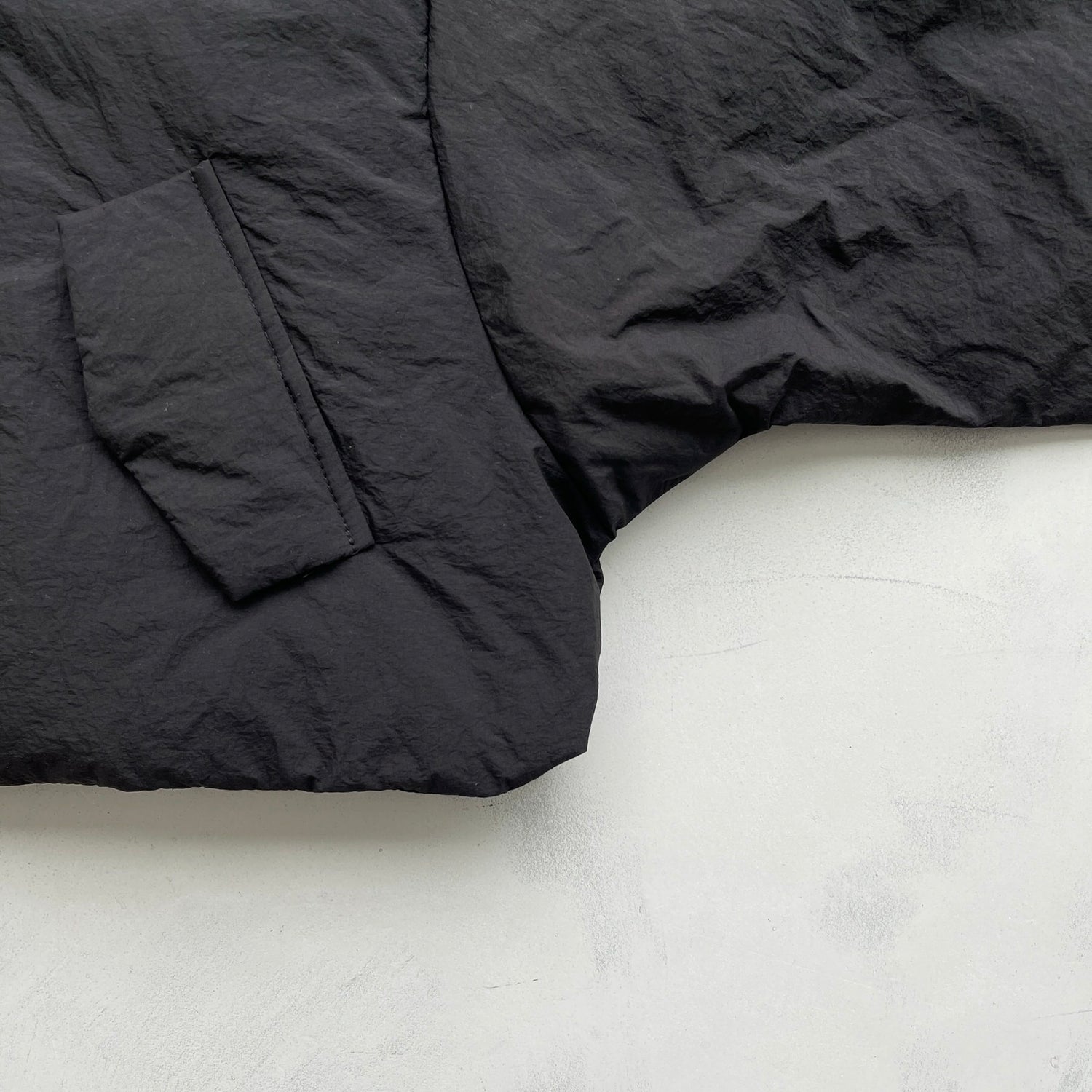 【SAMPLE】nylon standcollar blouson / black