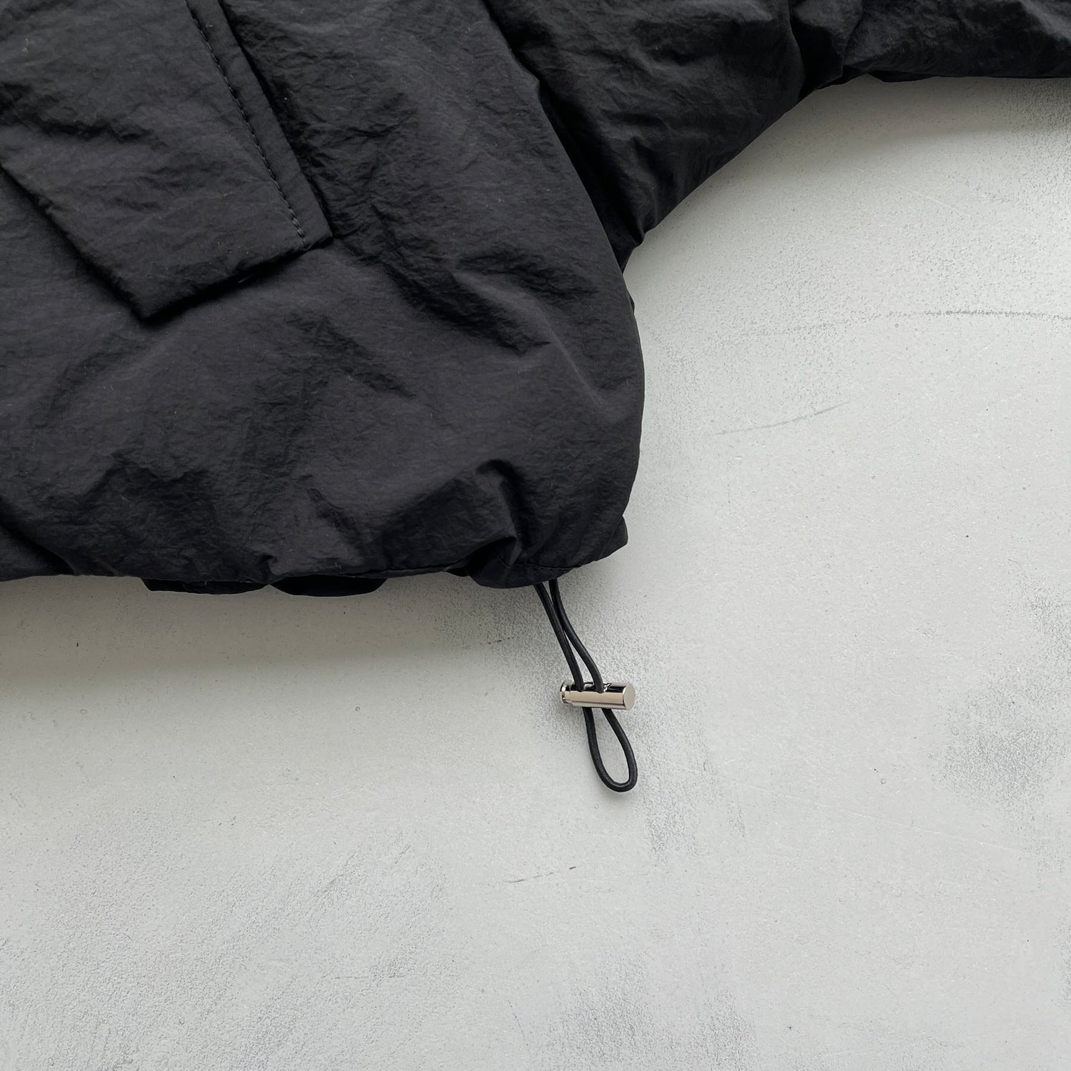 【SAMPLE】nylon standcollar blouson / black