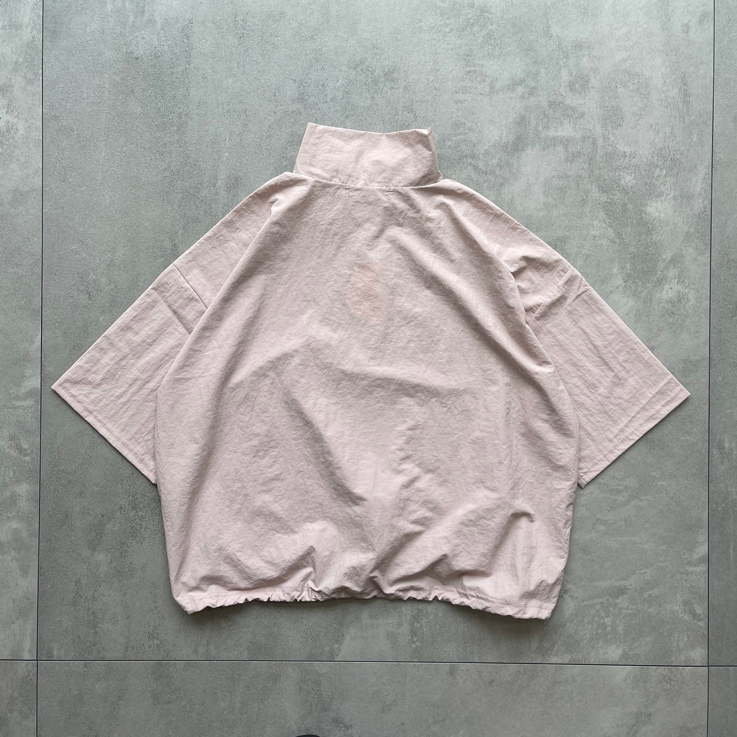 【SAMPLE】(2点SET) half zip nylon set up / pink