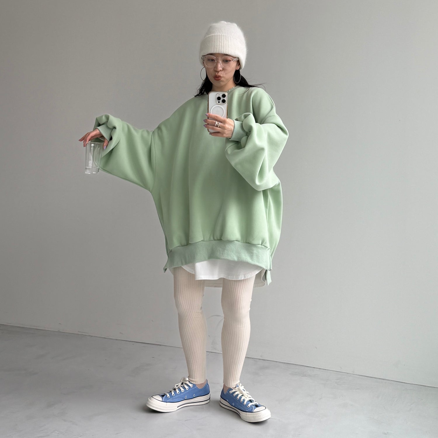 OSUMITSUKI sweat / mint [SHORT or FREE]