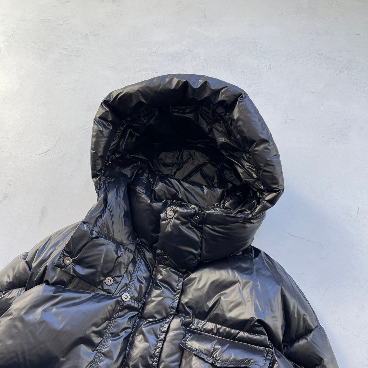 【SAMPLE】luster down jacket / black