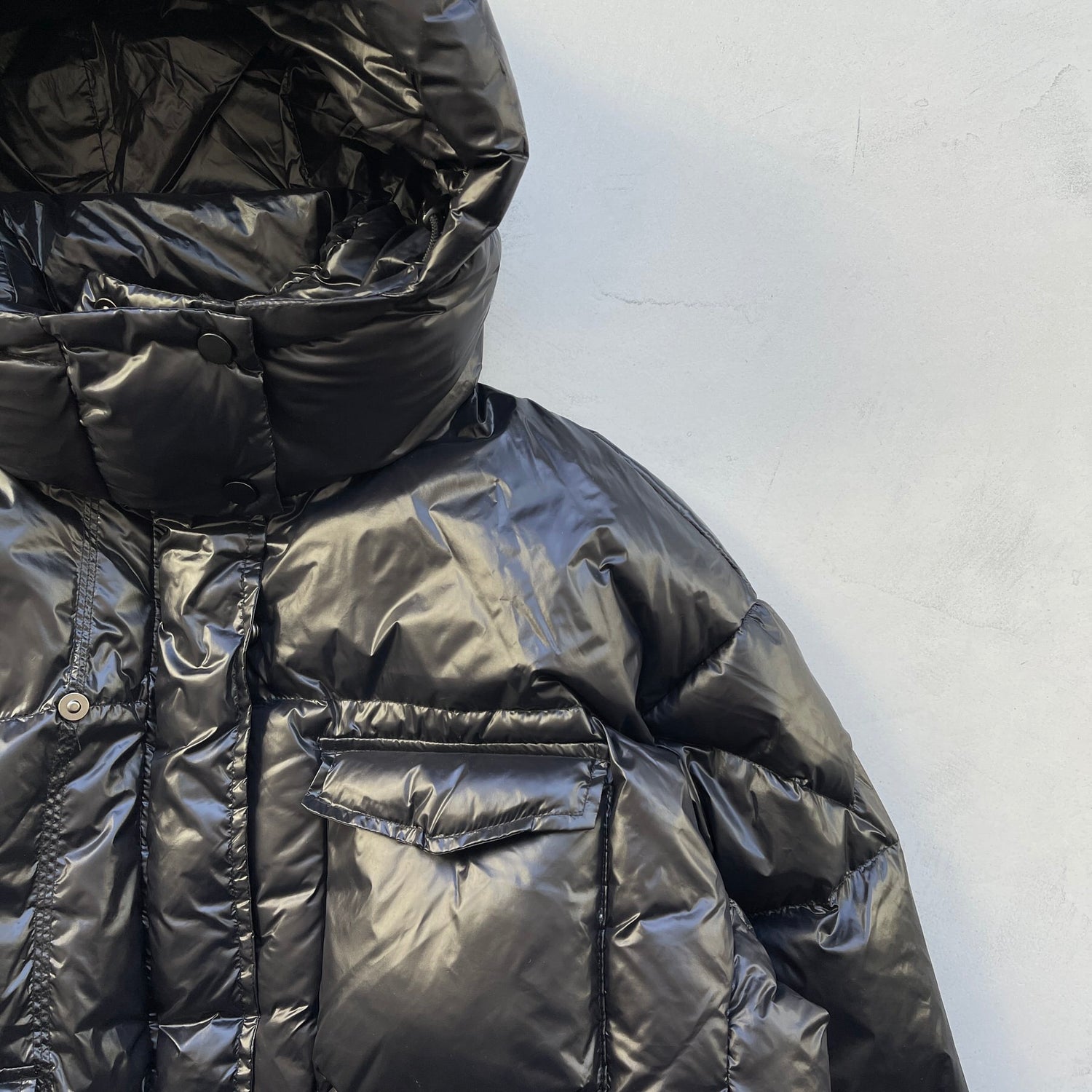 【SAMPLE】luster down jacket / black