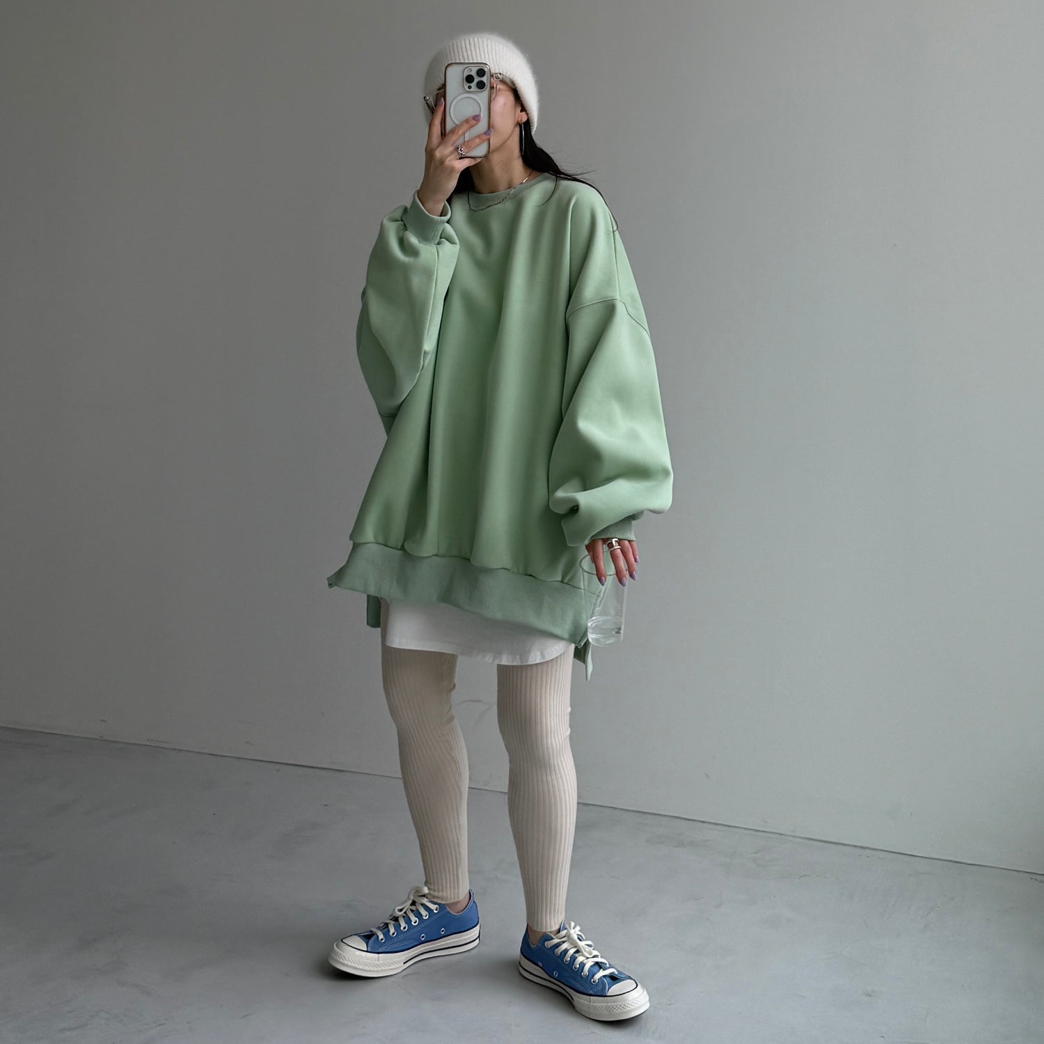 OSUMITSUKI sweat / mint [SHORT or FREE]