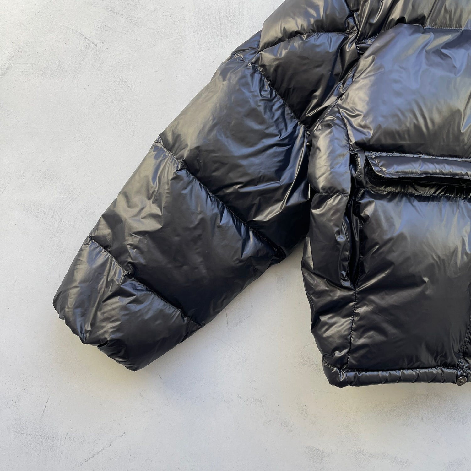 【SAMPLE】luster down jacket / black