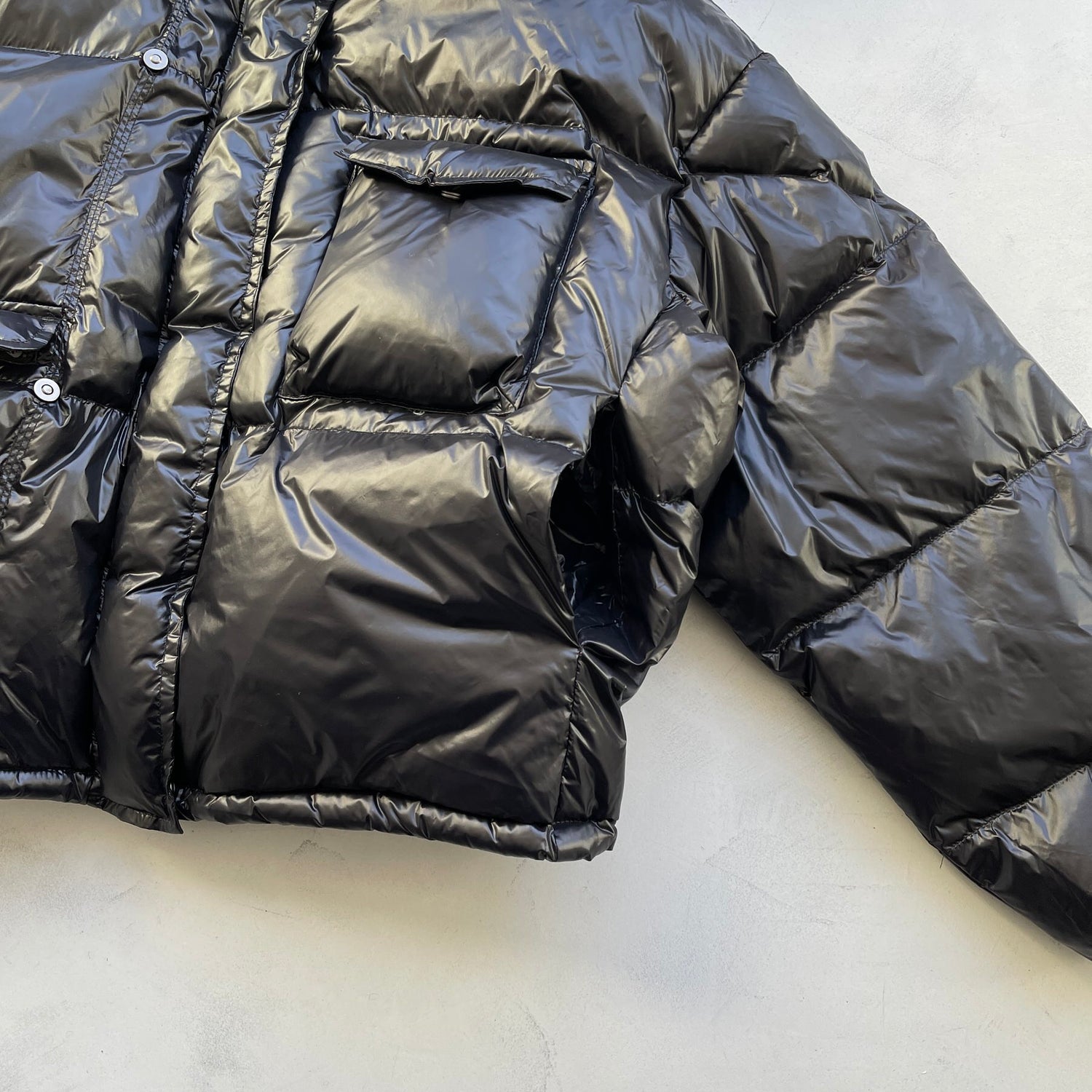 【SAMPLE】luster down jacket / black