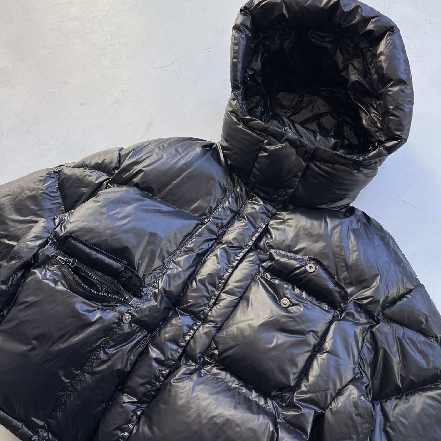 【SAMPLE】luster down jacket / black