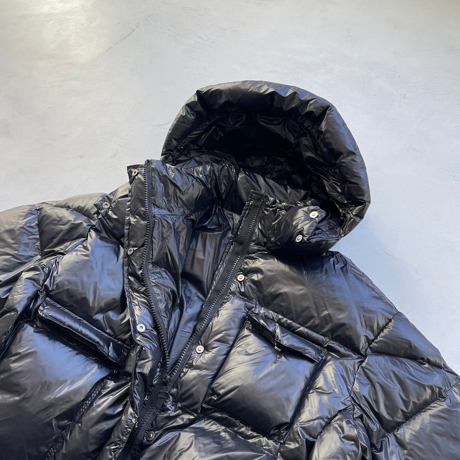 【SAMPLE】luster down jacket / black