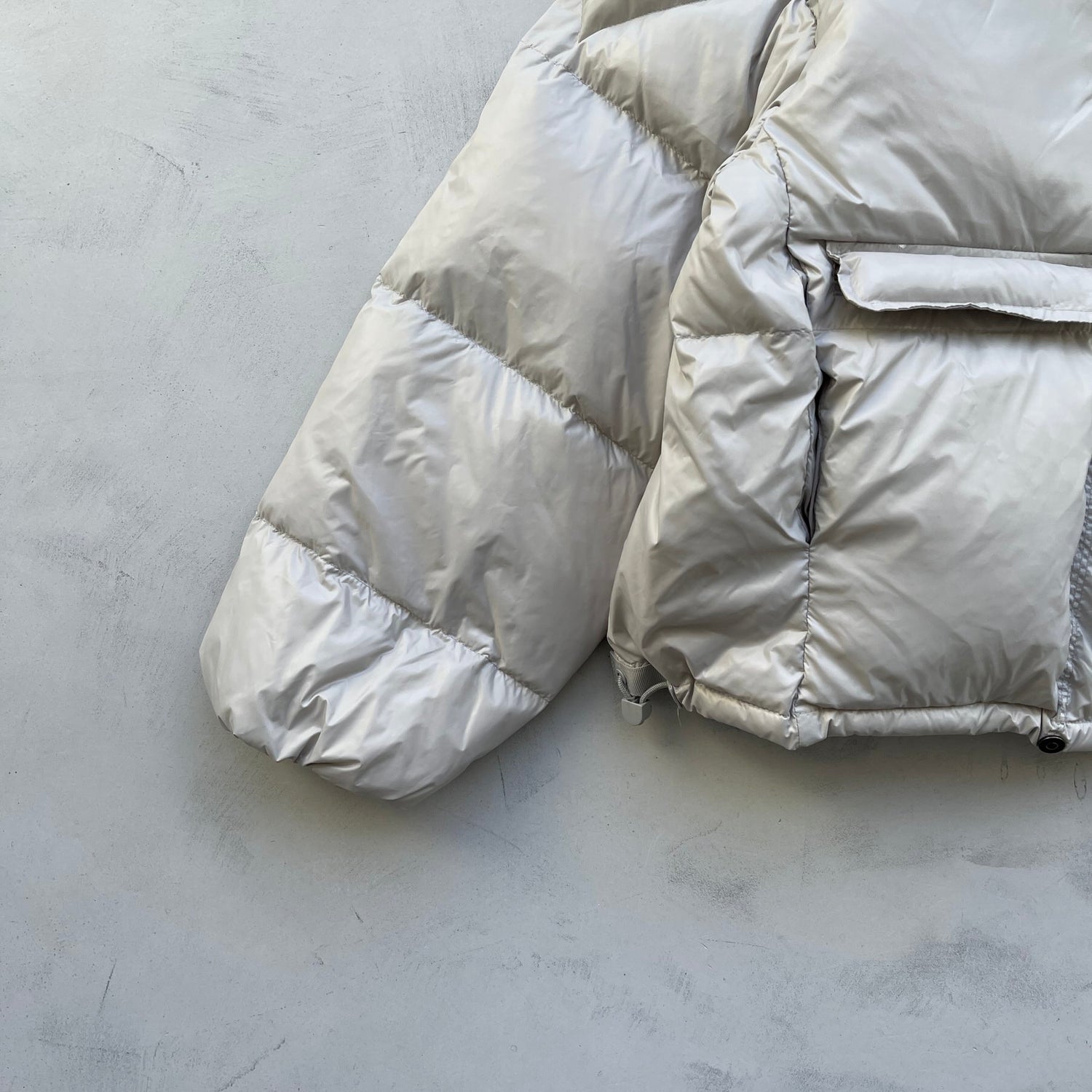 【SAMPLE】luster down jacket / gray