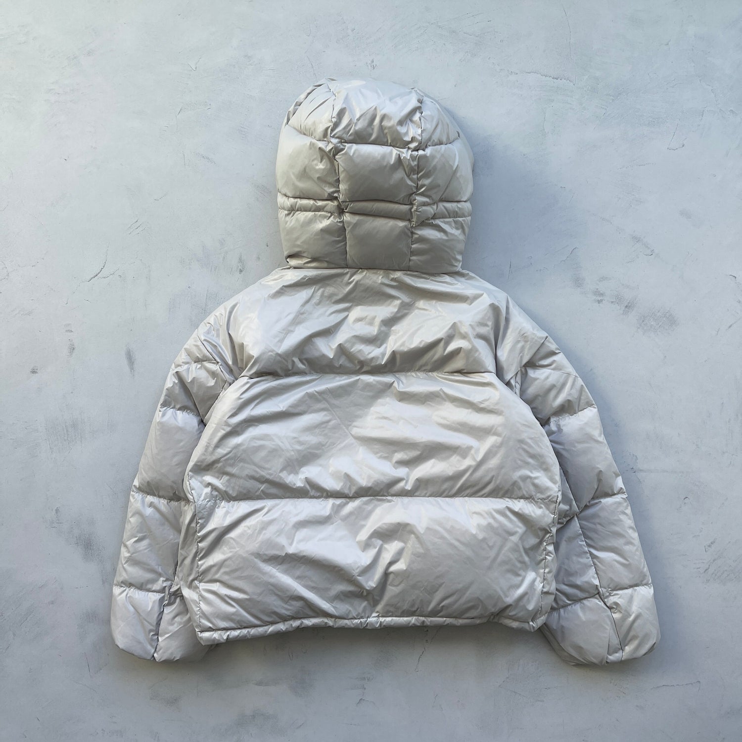 【SAMPLE】luster down jacket / gray