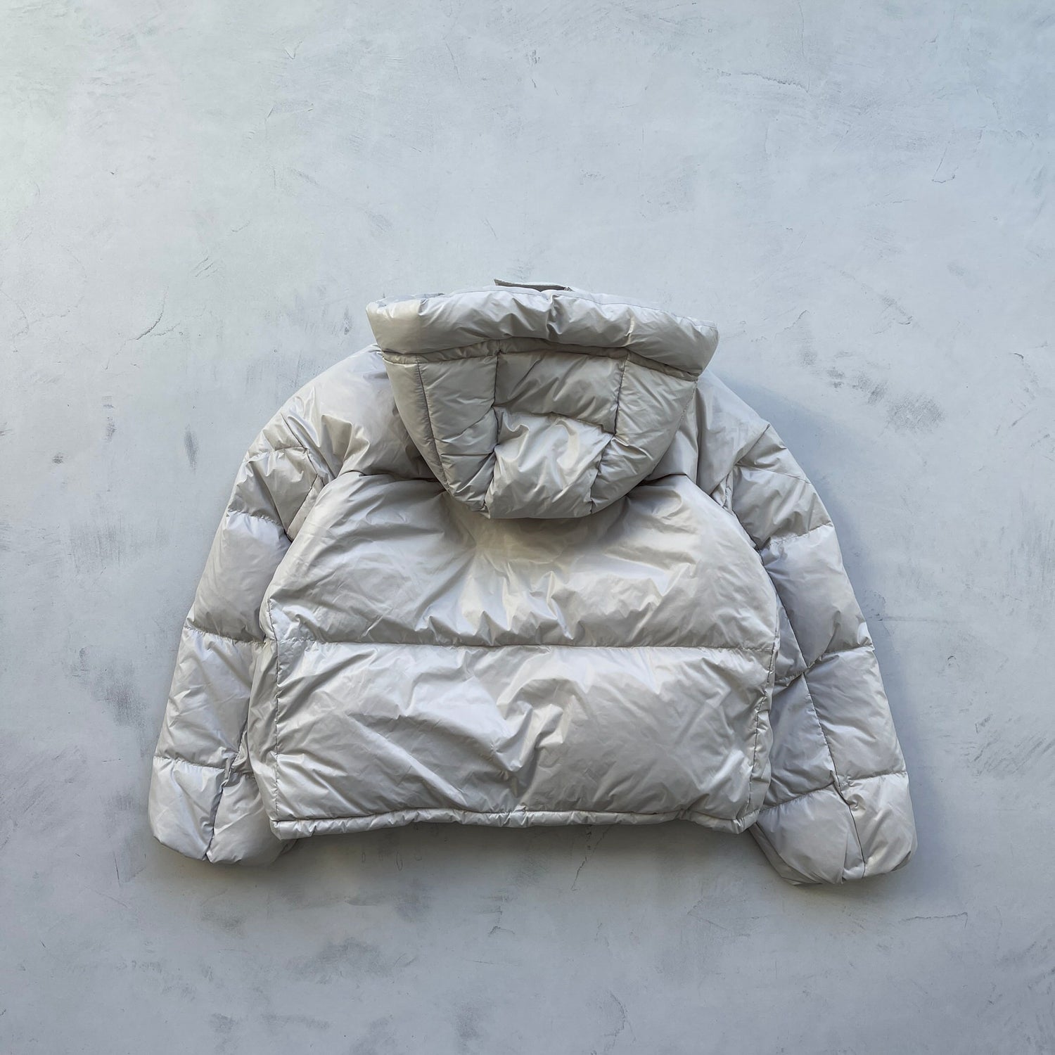 【SAMPLE】luster down jacket / gray